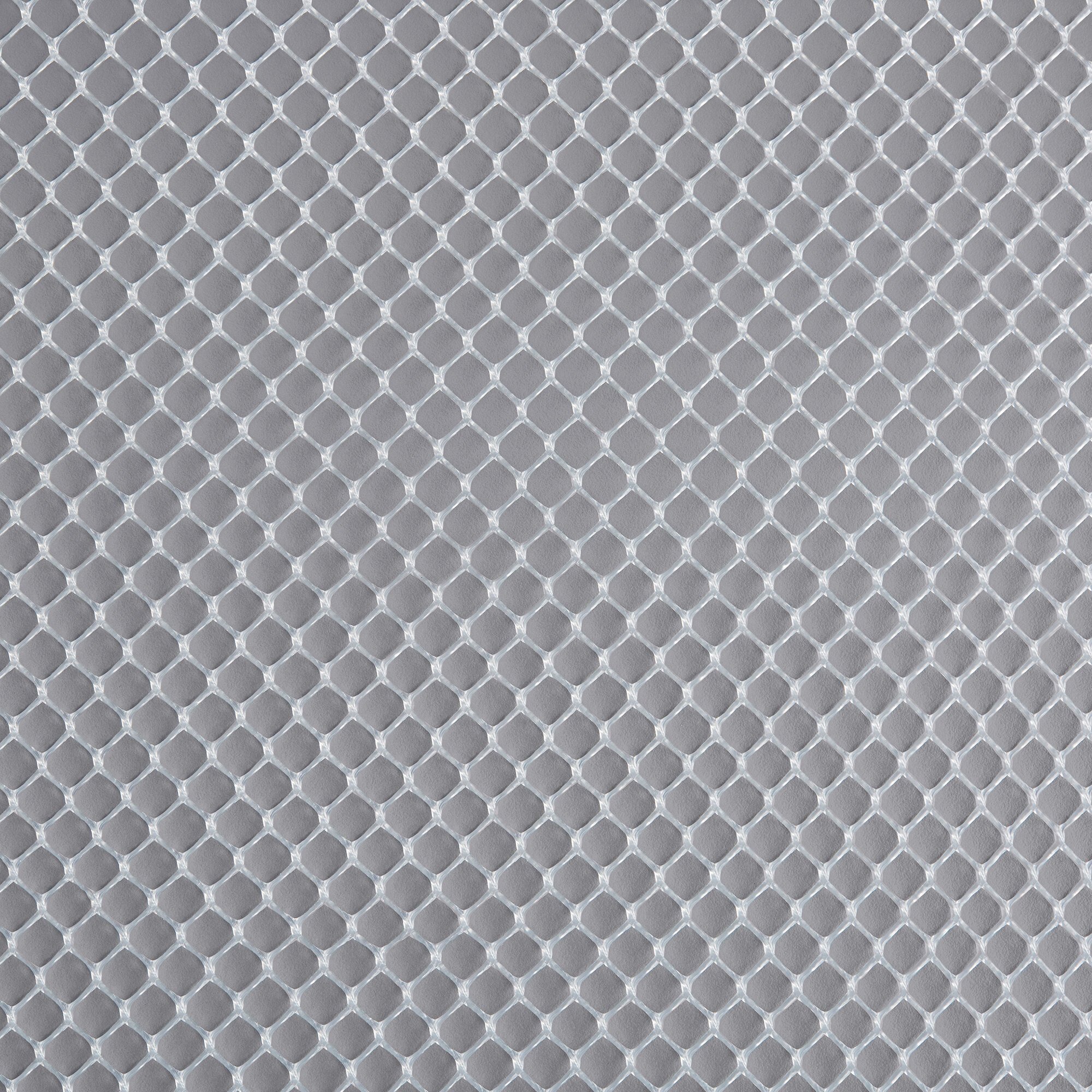 Clear Plastic Shelf Liner 2' Clear Plastic Mesh Bar Mat / Shelf Liner