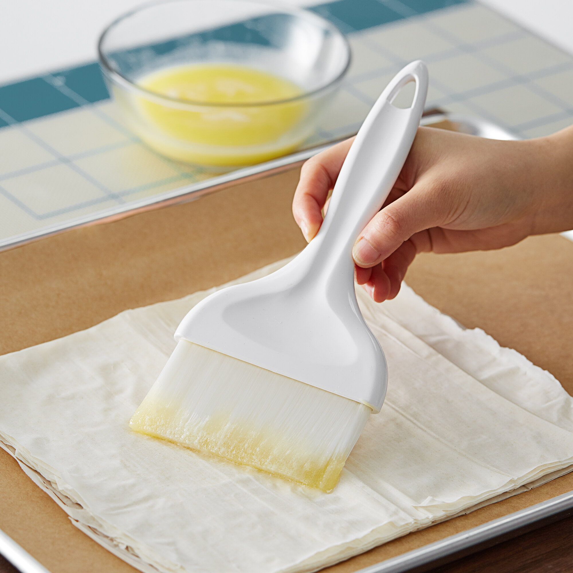 4"W Nylon Bristle Pastry/Basting Brush