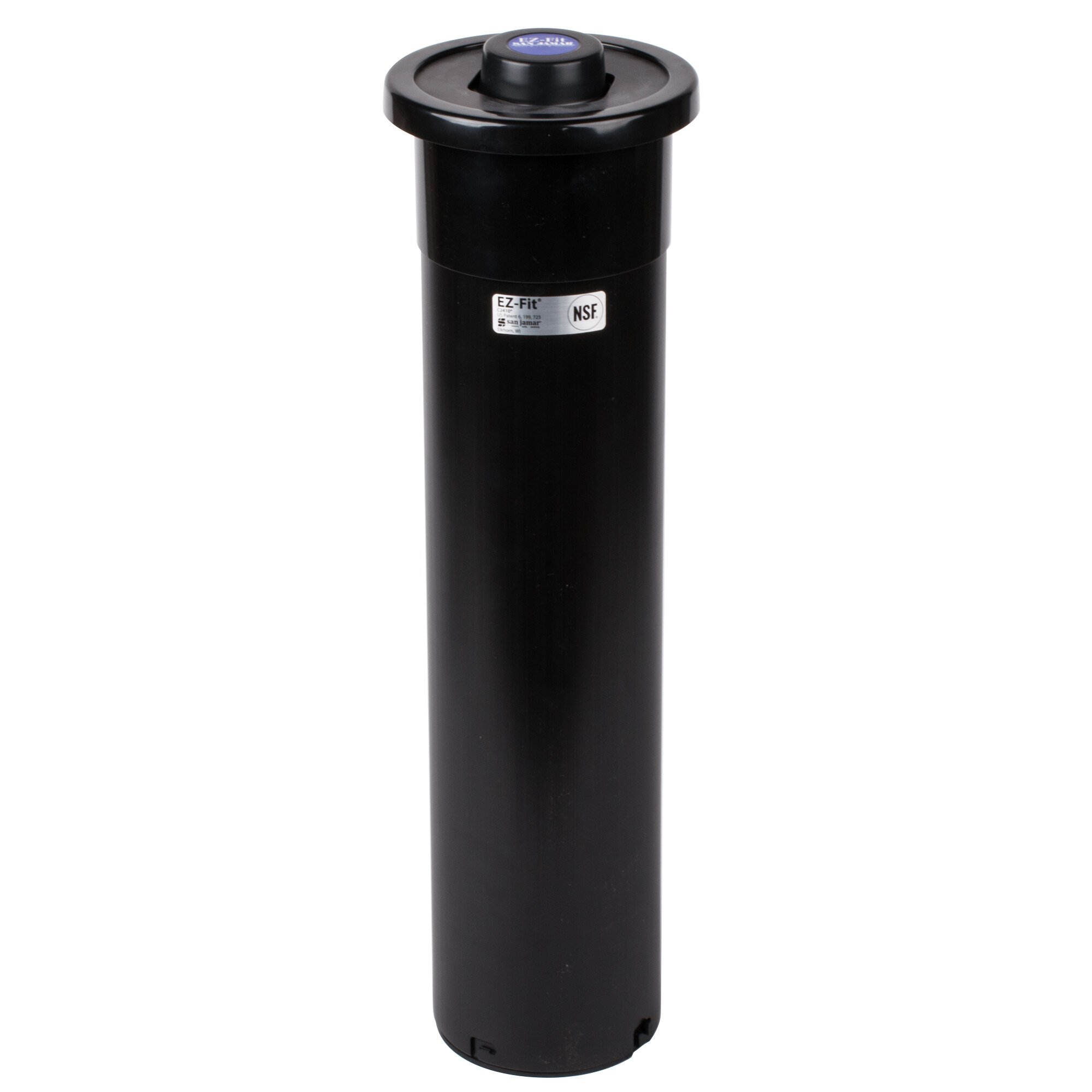 San Jamar C2410CBK EZFit InCounter 8 46 oz. Cup Dispenser with