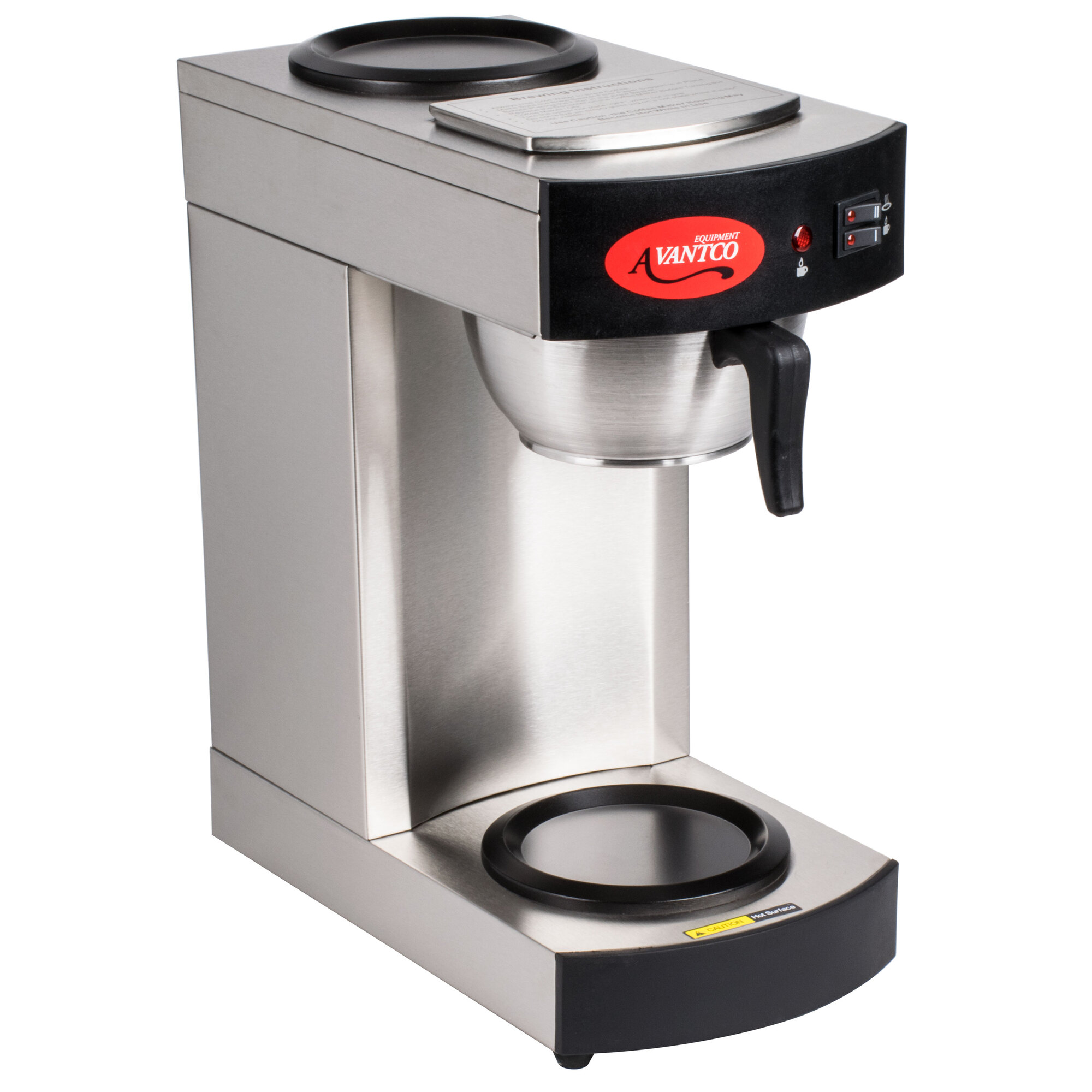 12 Cup Commercial Coffee Maker Avantco C10 12 Cup Pourover Coffee Maker
