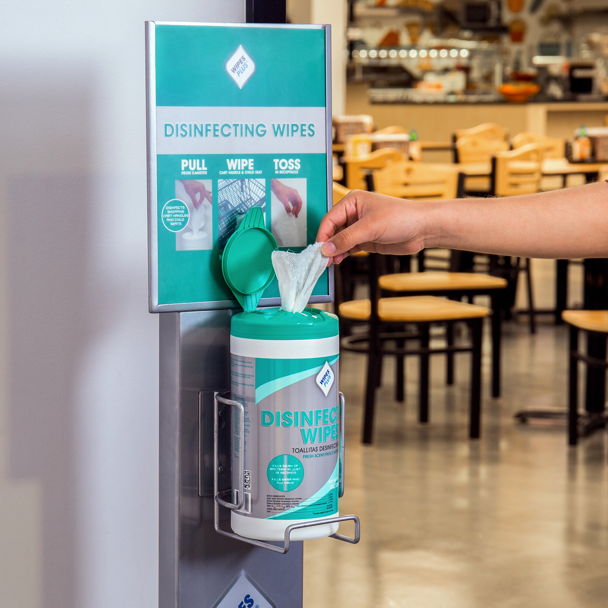 WipesPlus Cart / Sanitizing Wipe Stand