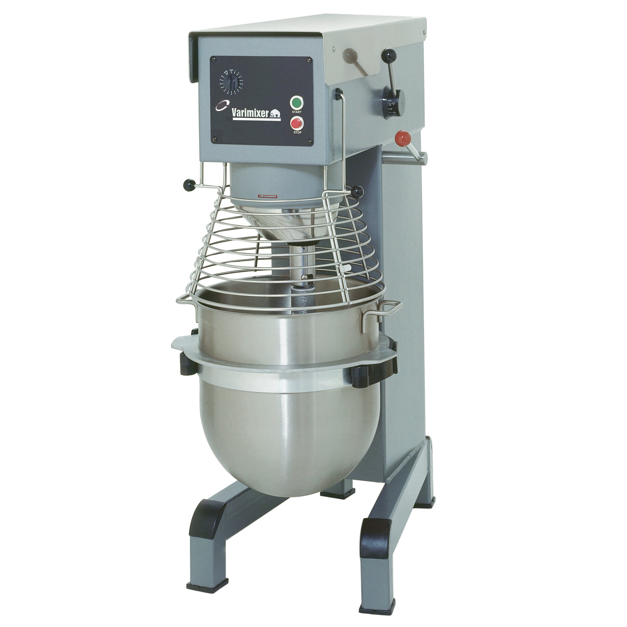 Varimixer V60P 60 Qt. Commercial Floor Pizza Mixer with Dough Hook 208V, 3 hp
