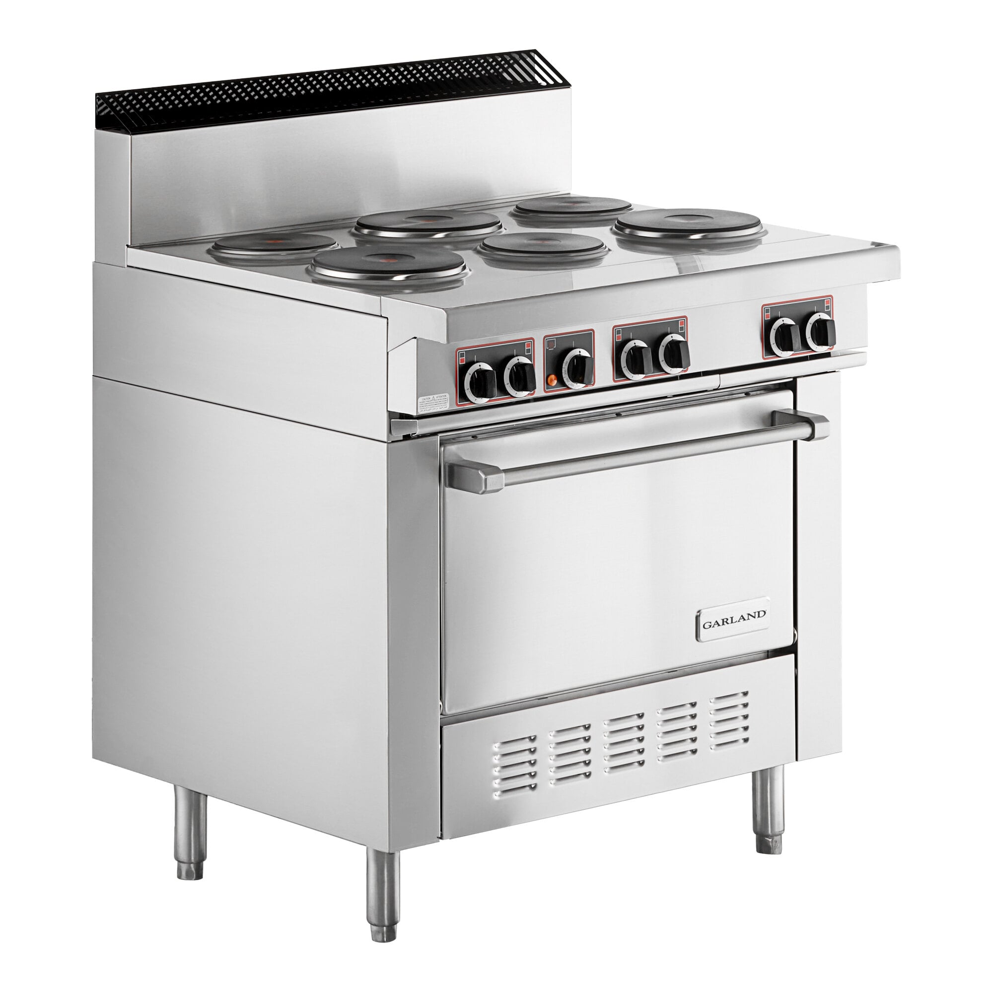 6 Cuisinière de restaurant à brûleurs scellés série Sentry électrique avec four standard Garland SS686 - 208V, 3 Phase, 19 kW — image 1
