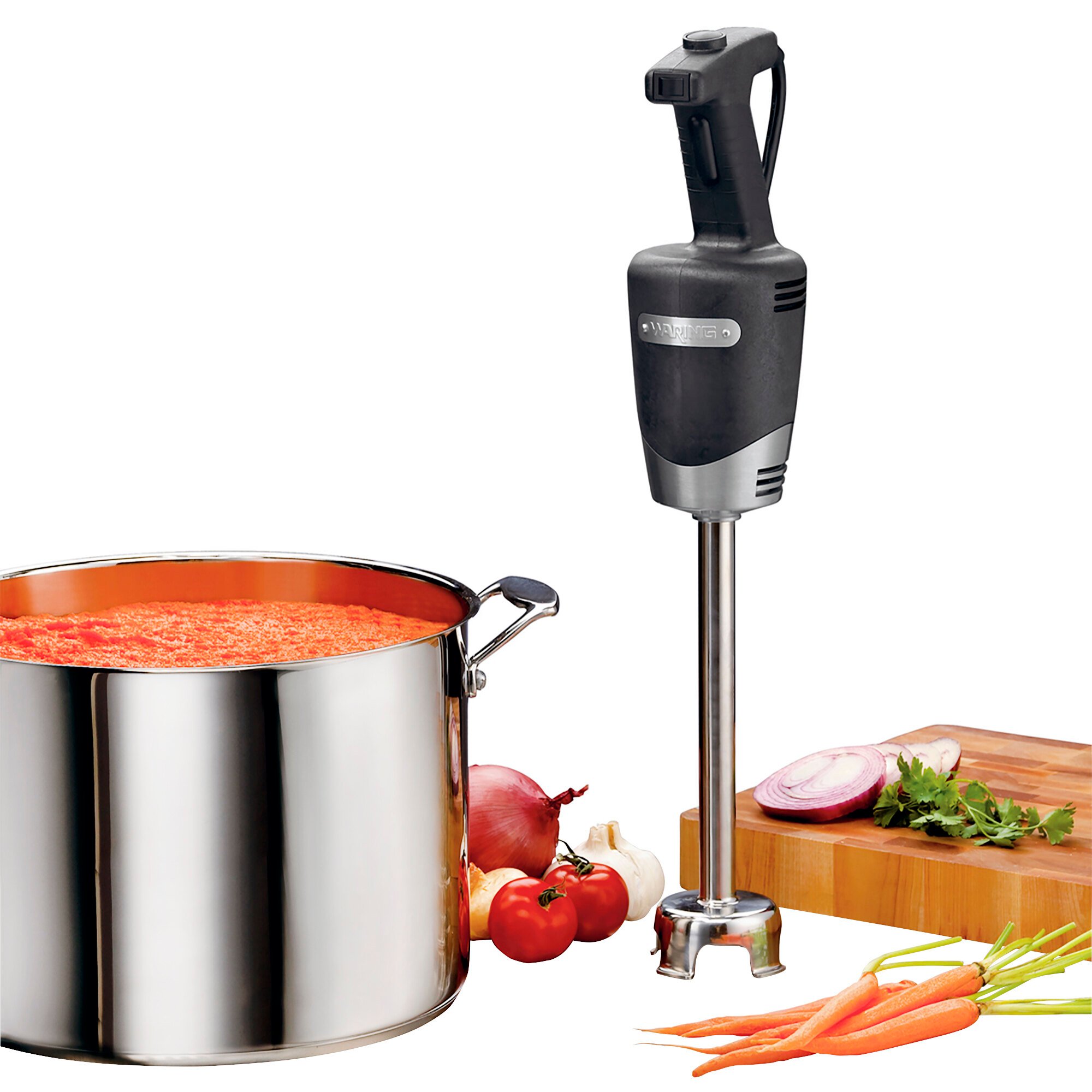 Waring WSB40 Quik Stik Commercial Immersion Blender, 10"