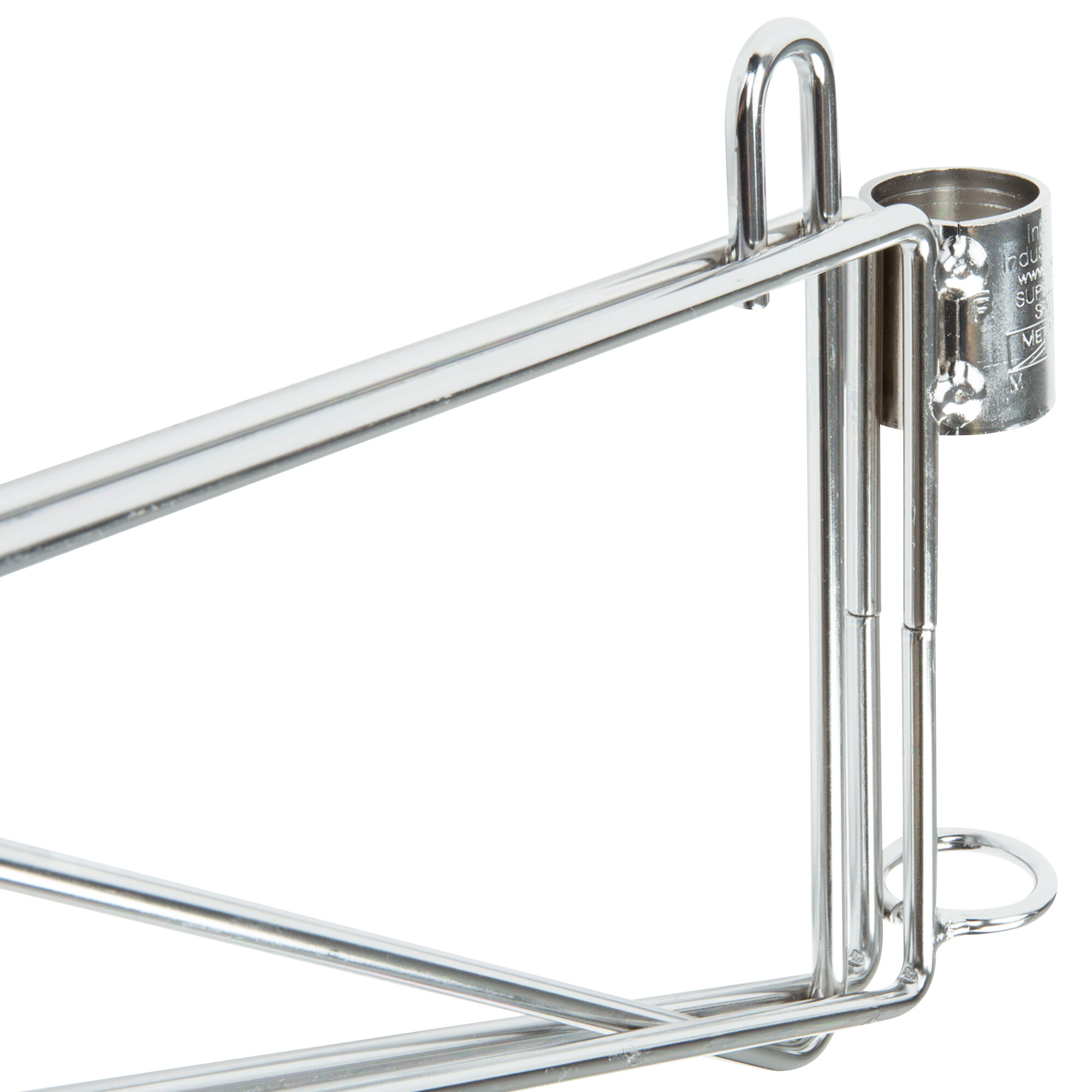 Metro 1WS14C Super Erecta Chrome PostType Wall Mount 14" Shelf Support