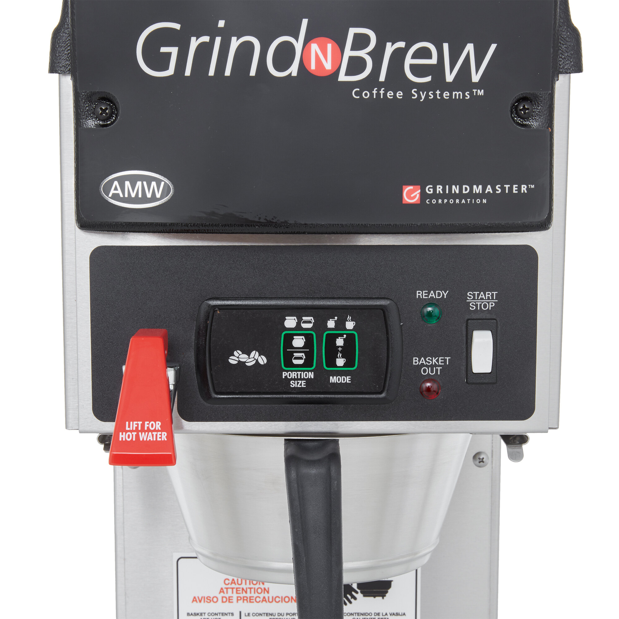 Grindmaster GNB10H 5.5 lb. Single Hopper 74 oz. Airpot Grind'n Brew