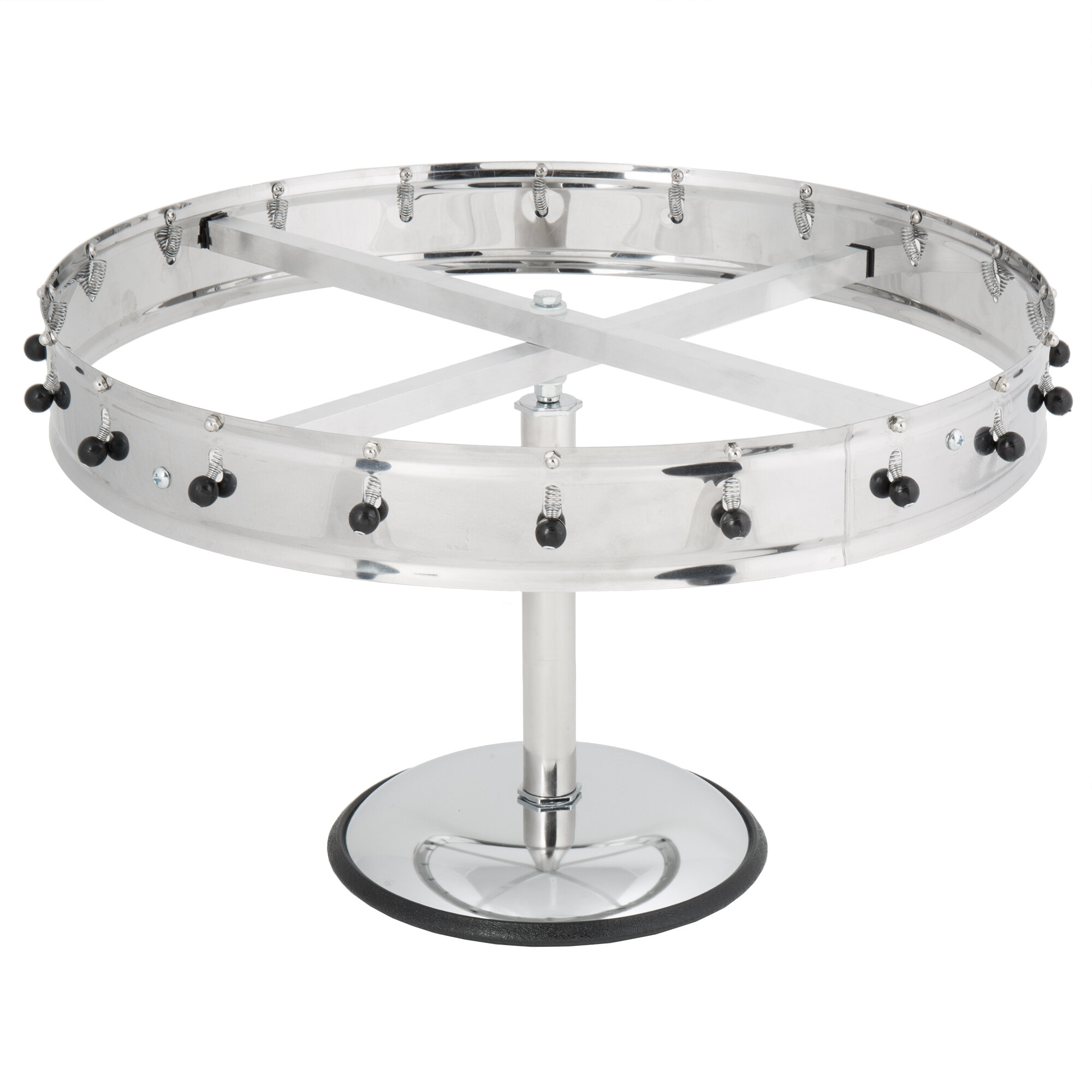 Carlisle 3820MP 23" Stainless Steel 20 Clip with Pedestal Base Portable