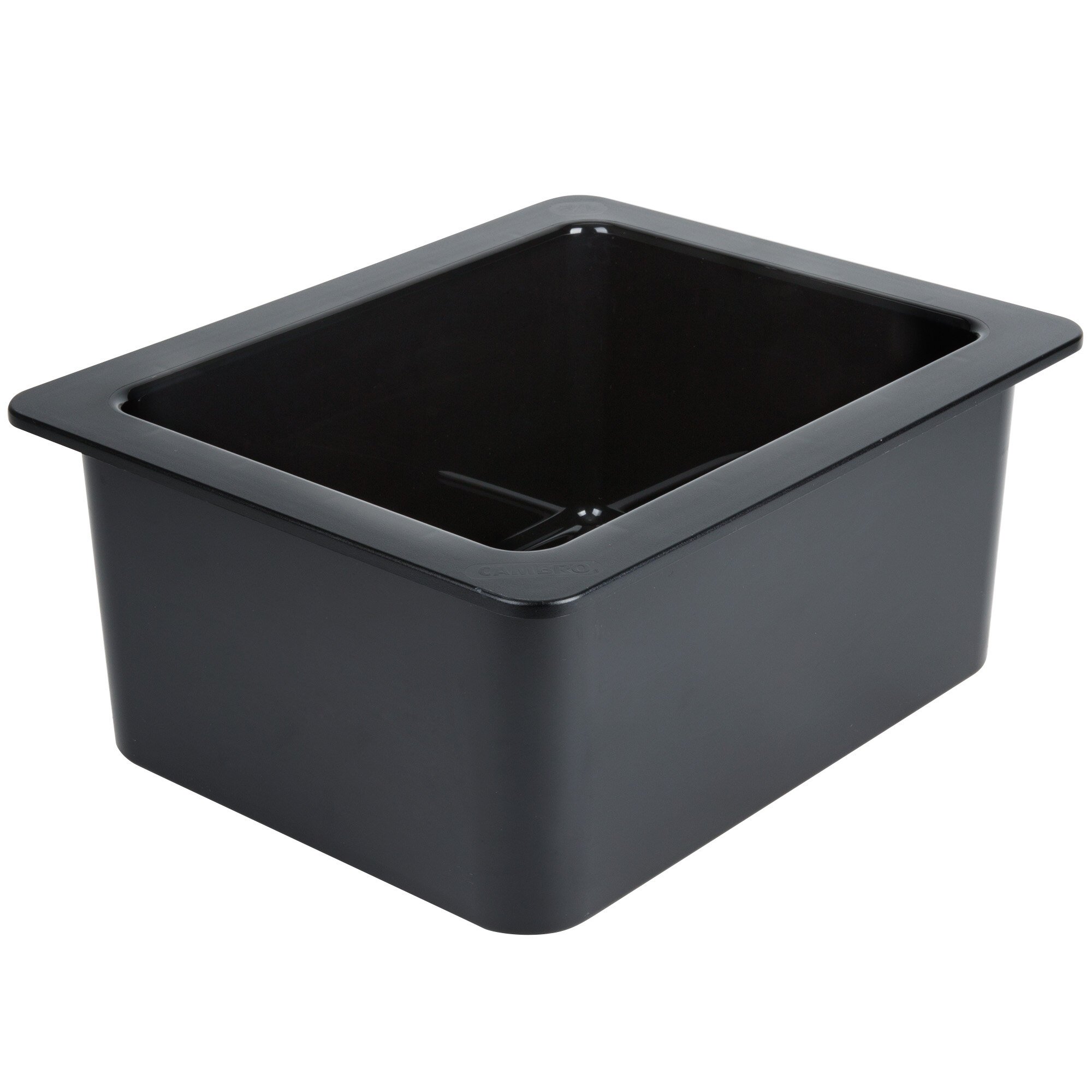 Cambro 26CF110 ColdFest 1/2 Size Black ABS Plastic Food Pan - 6