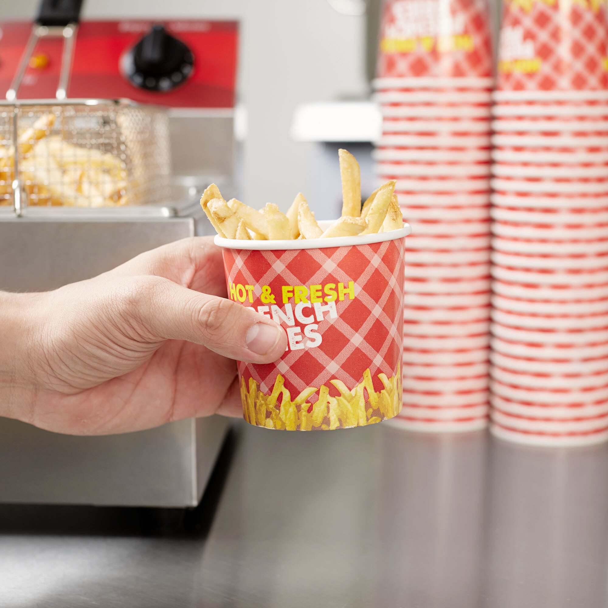 Choice 12 Oz French Fry Cup 50 Pack   1425547 