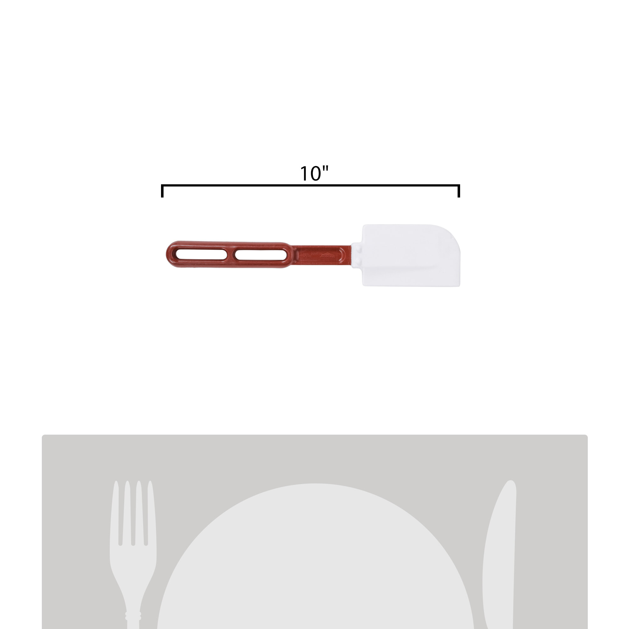 Vollrath 52010 10" High Heat Silicone Spatula