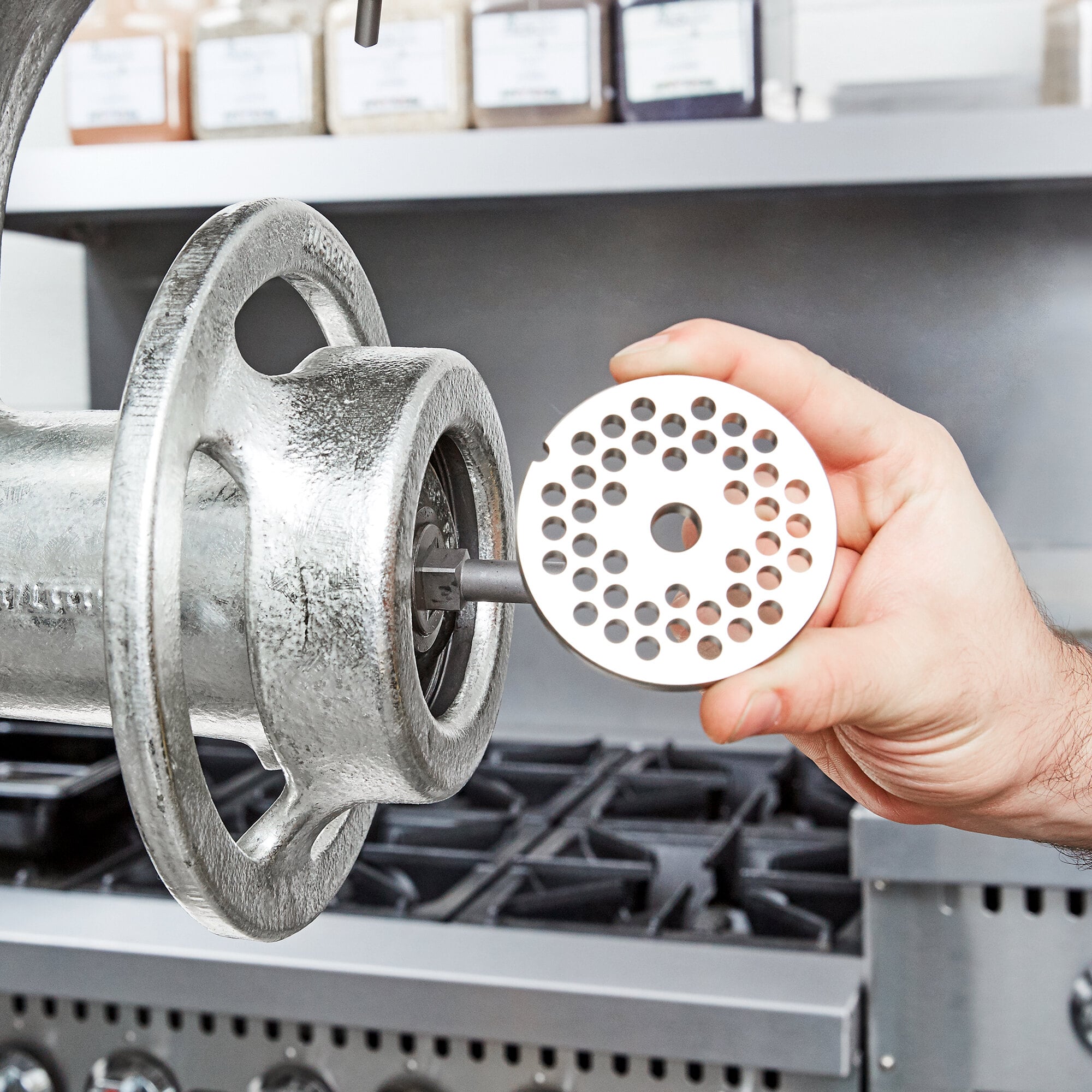 Hobart 12PLT1/4S 12 1/4" Stay Sharp Grinder Plate for 4812 Meat