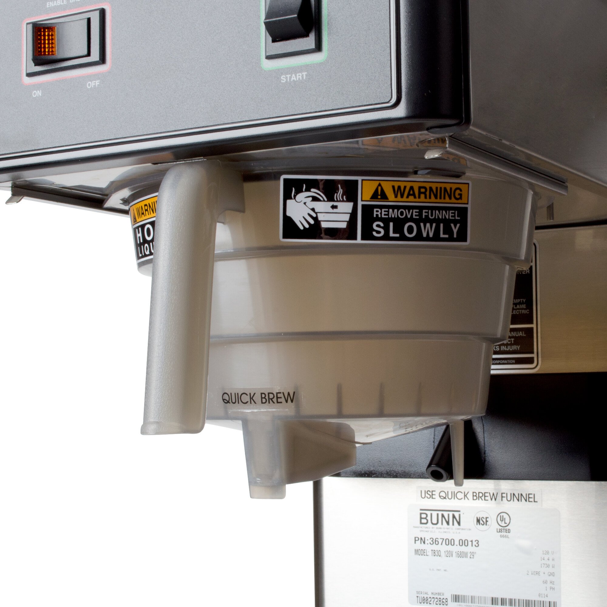 Bunn Commercial Iced Tea Maker 3 Gallon Quickbrew