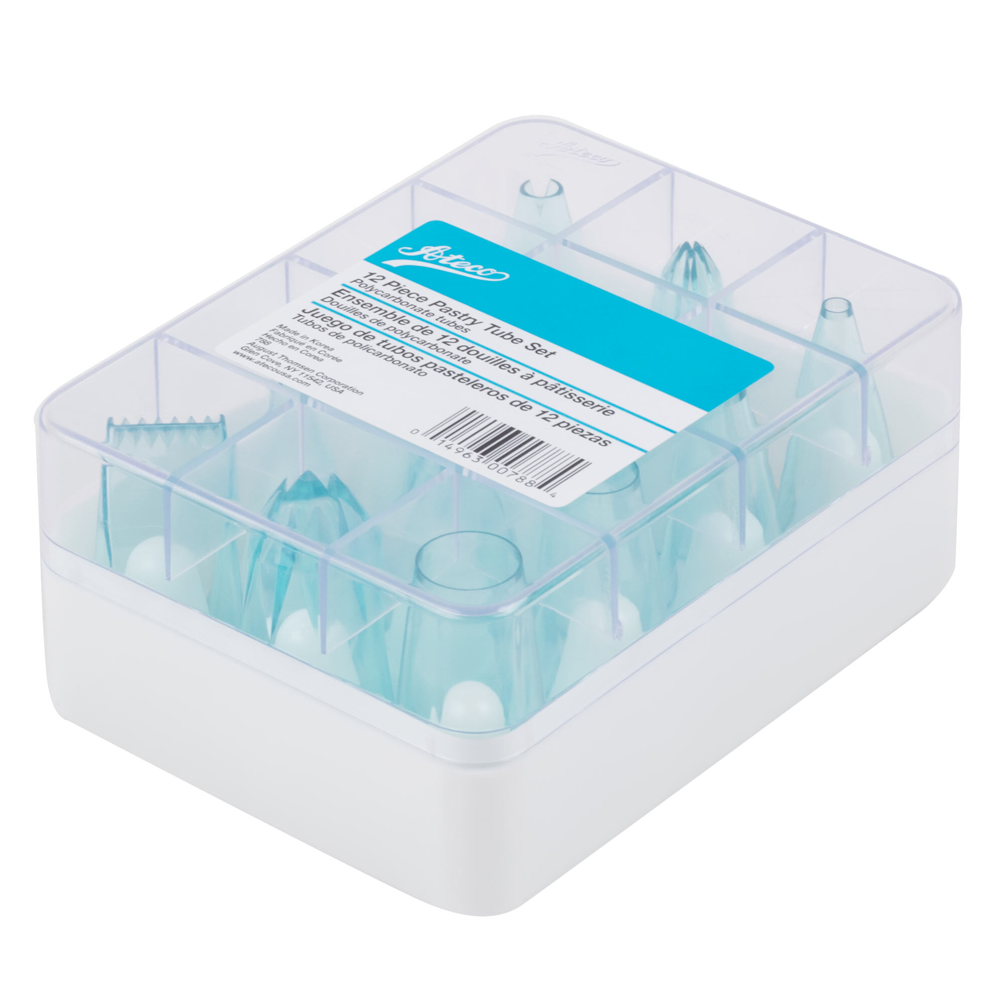 Ateco 788 12Piece Plastic Piping Tip Set