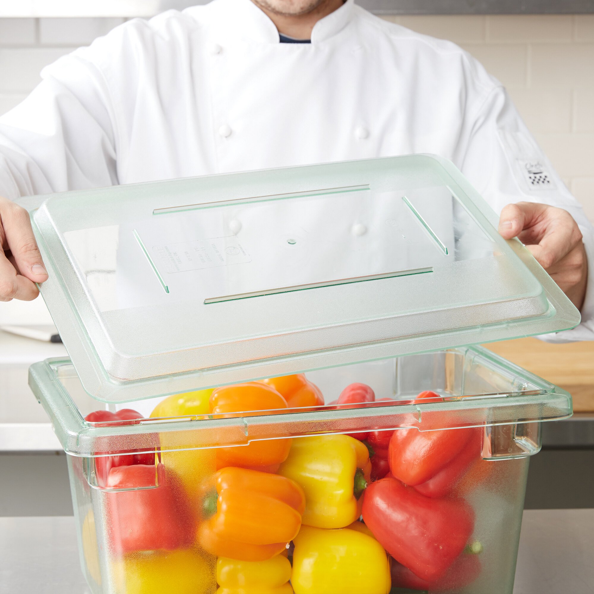 Carlisle 10617C09 StorPlus Green Lid for Food Storage Boxes 18" x 12"