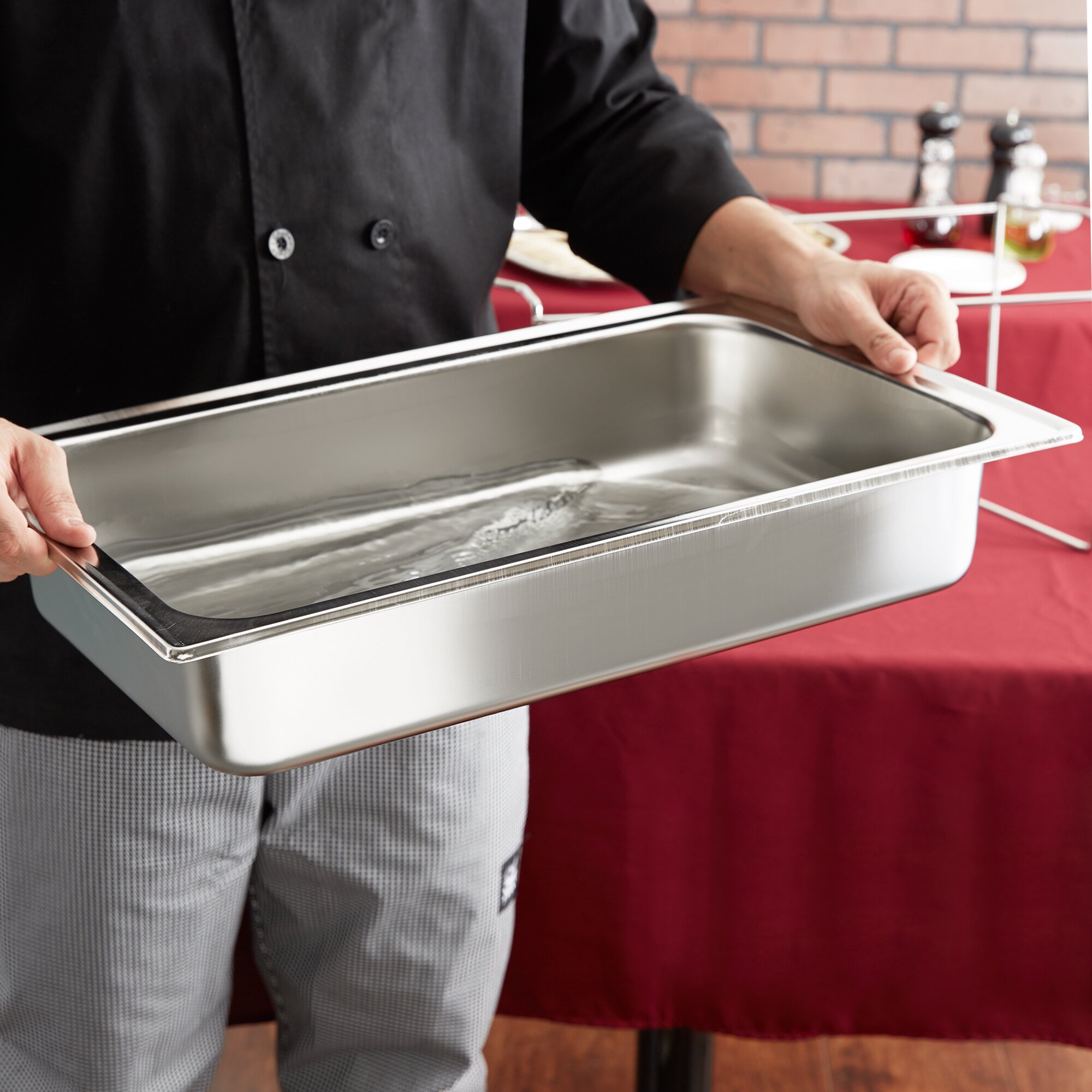 American Metalcraft Stainless Steel Water Pan For Rectangular Chafer