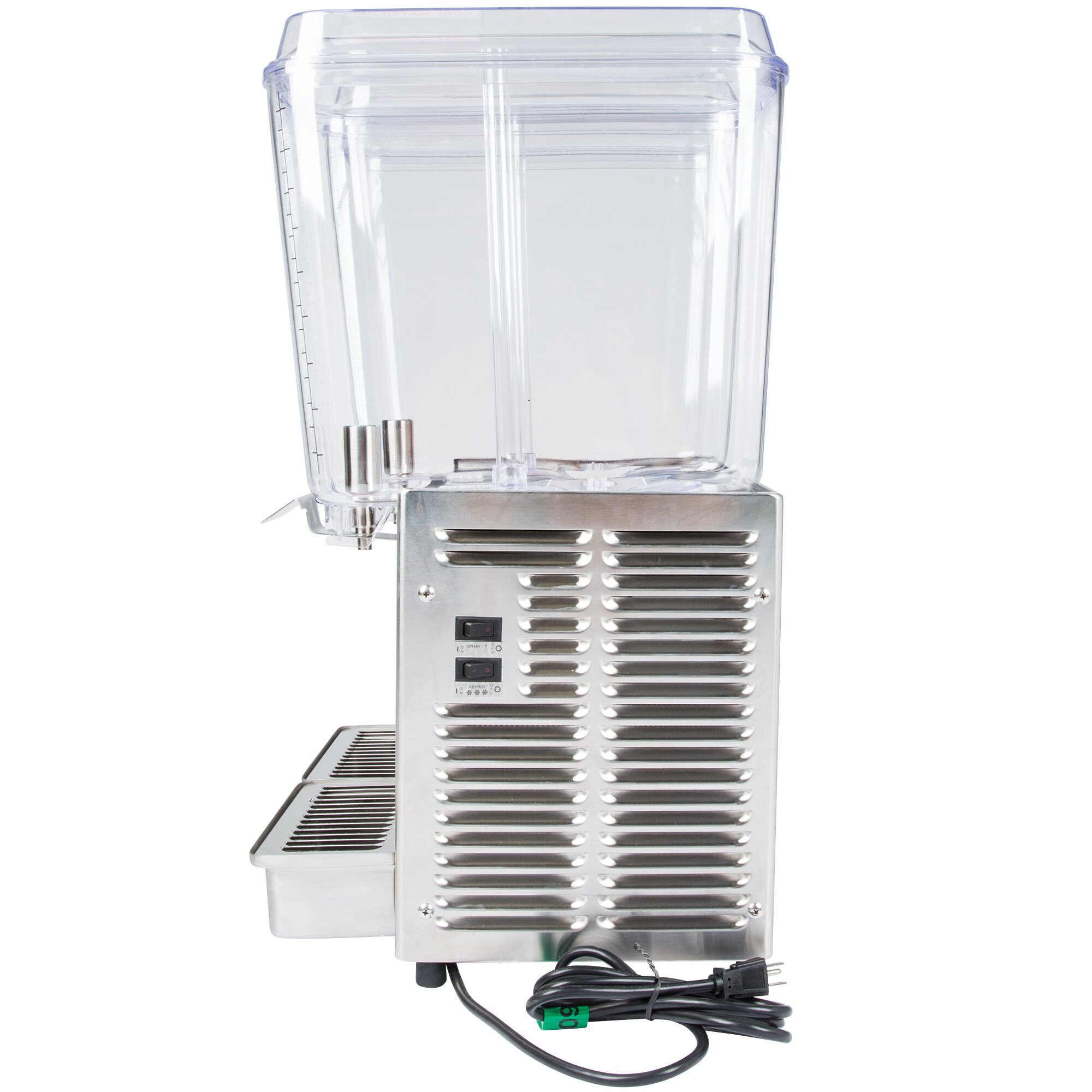 Crathco D253 Classic Bubbler Series Double 5 Gallon Bowl Stainless