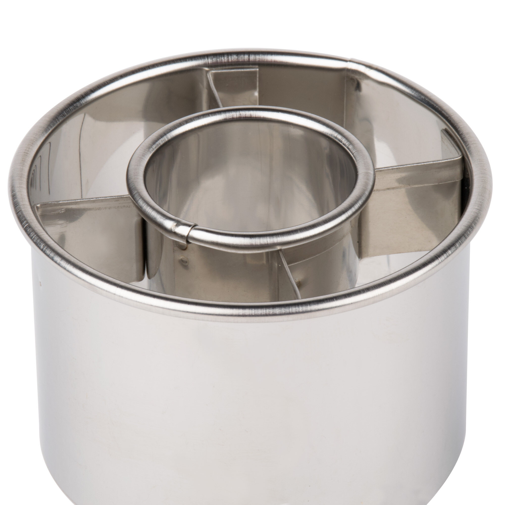 Ateco 14422 2 1/2" Stainless Steel Doughnut Cutter