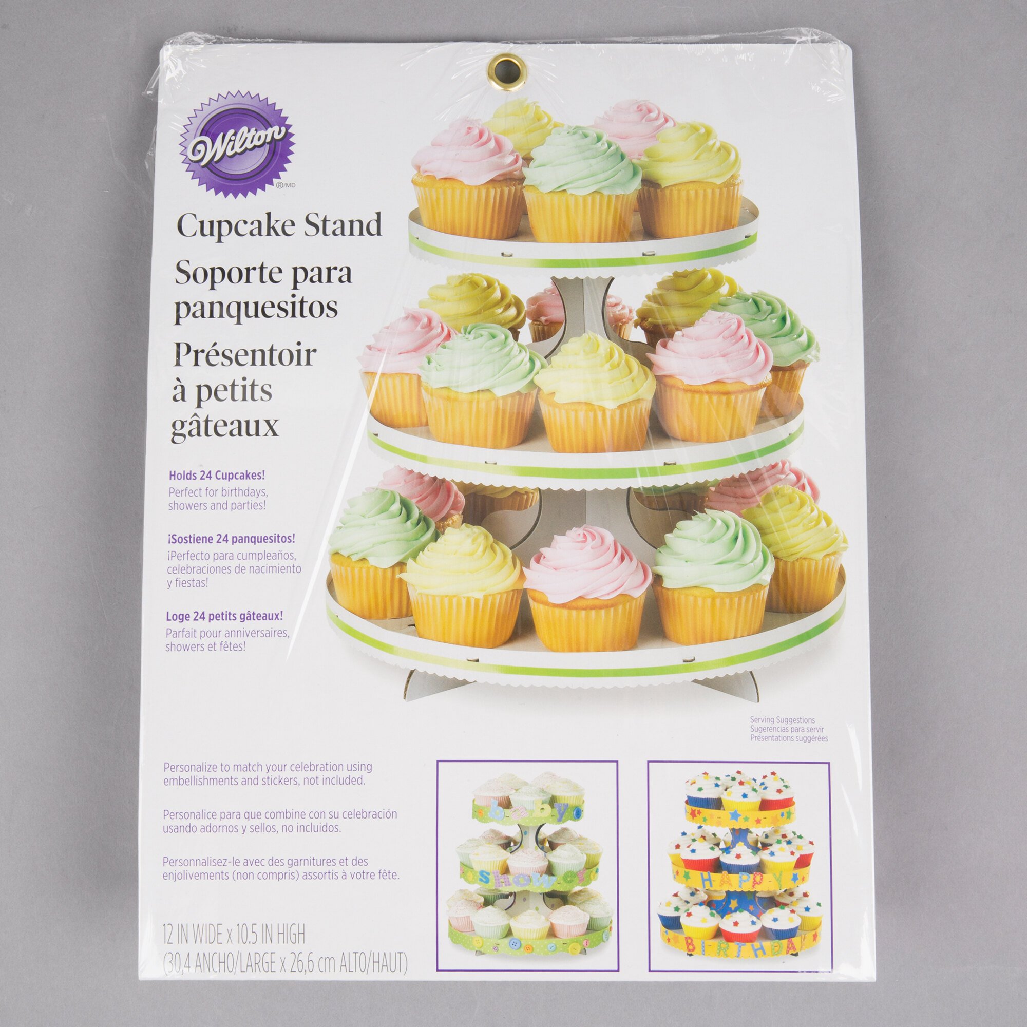 Wilton Tier White Disposable Cupcake Stand