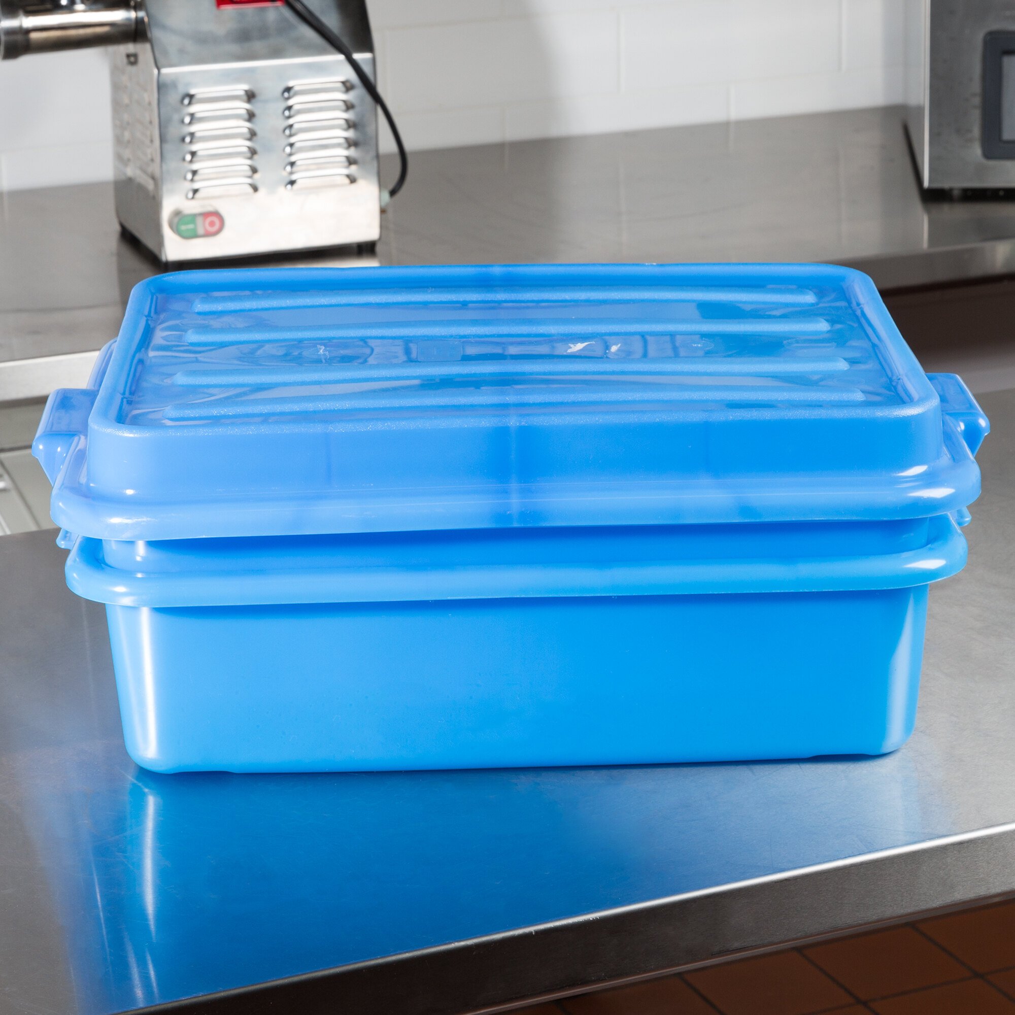 Vollrath 1551C04 Food Storage Drain Box Set with SnapOn Lid Traex