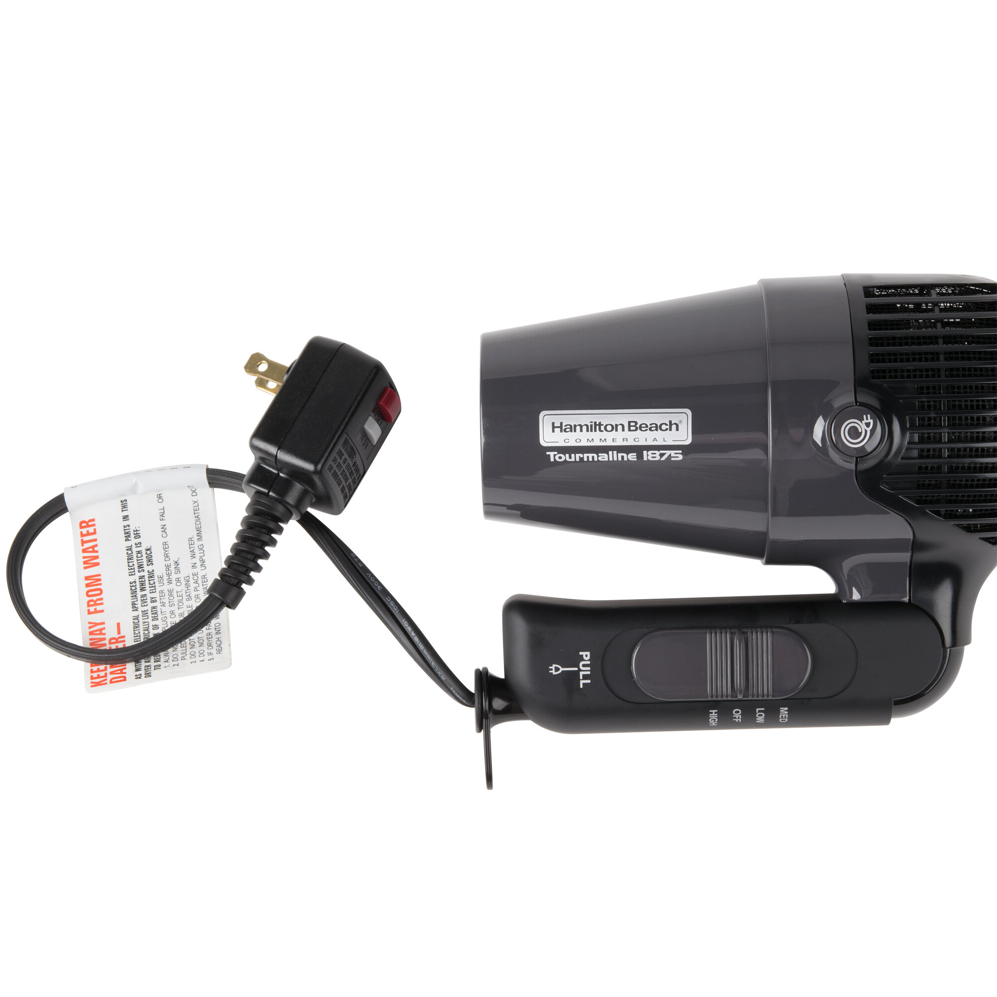 Hamilton Beach HHD601 Hair Dryer with Retractable Cord 1875W