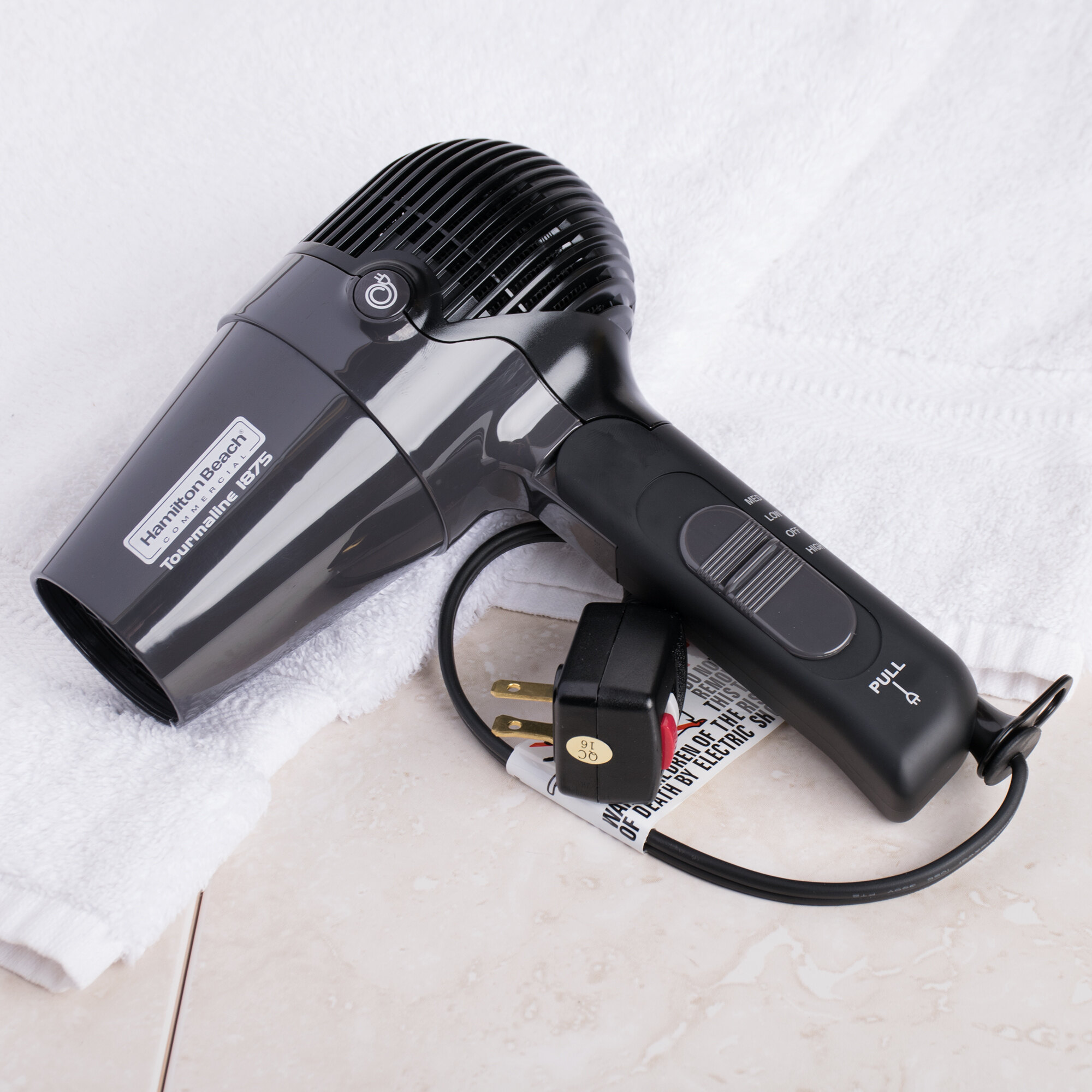 Hamilton Beach HHD601 Hair Dryer with Retractable Cord 1875W