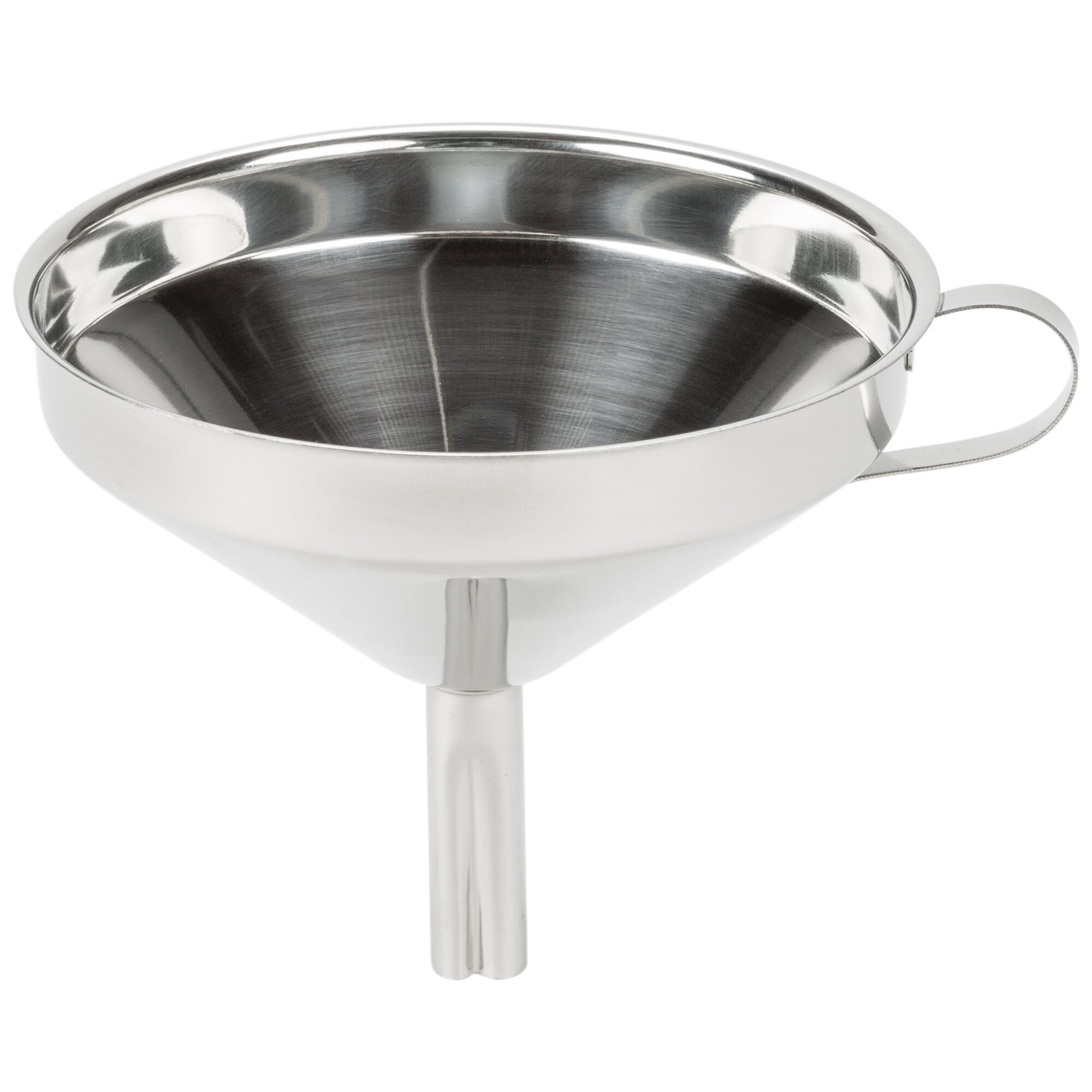 Stainless Steel Kitchen Funnel 16 oz. SS Funnel w/ Strainer