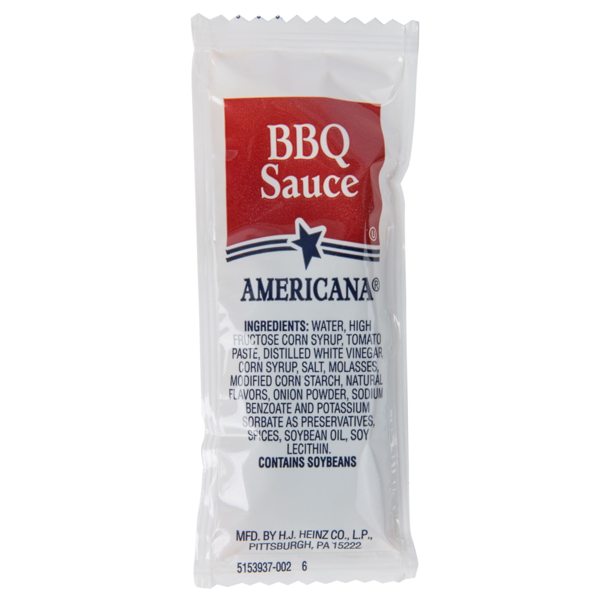 BBQ (BBQ) Sauce 12 Gram Portion Packets 200/Case