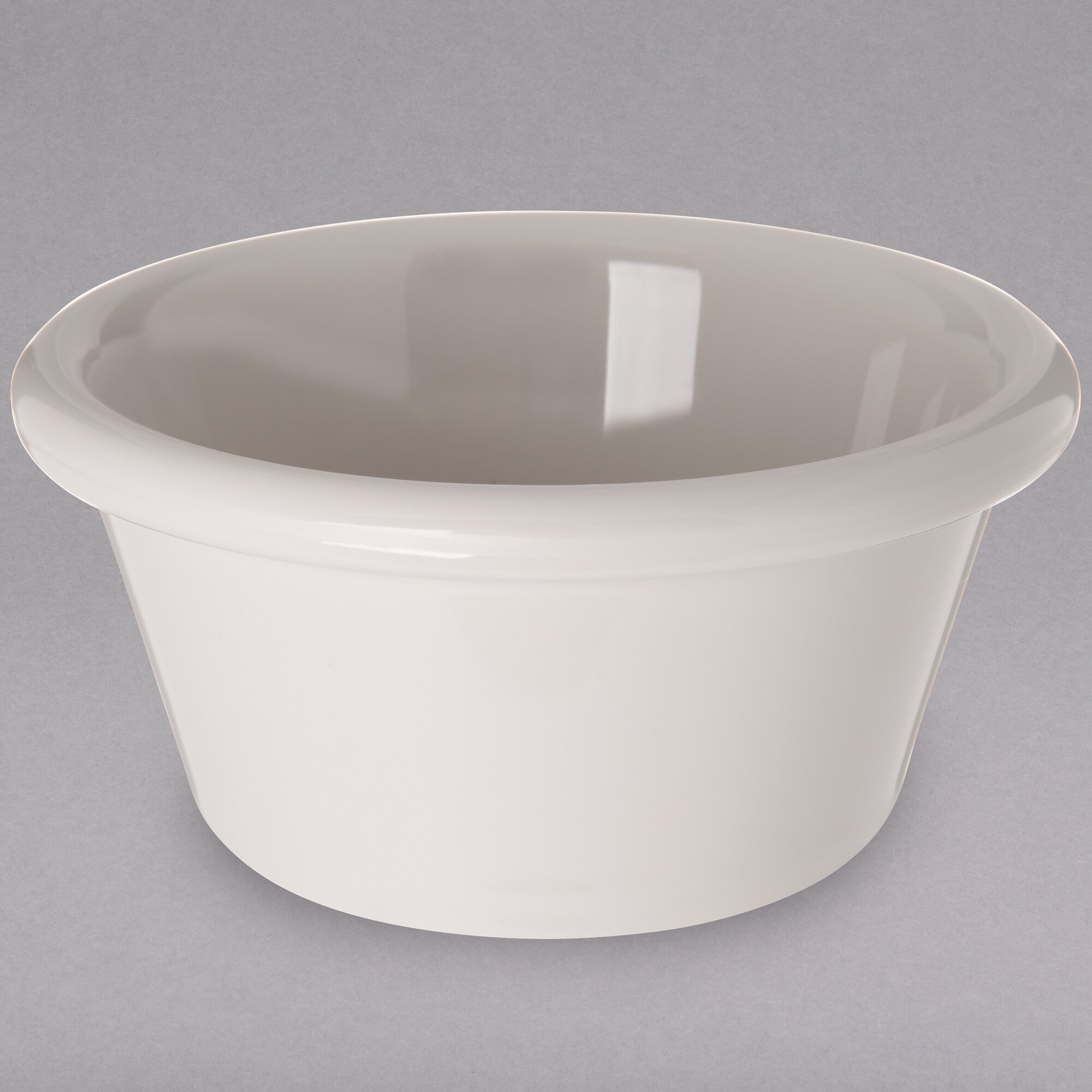Carlisle 4312342 Bone White 3 oz. Smooth Plastic Ramekin 48/Case