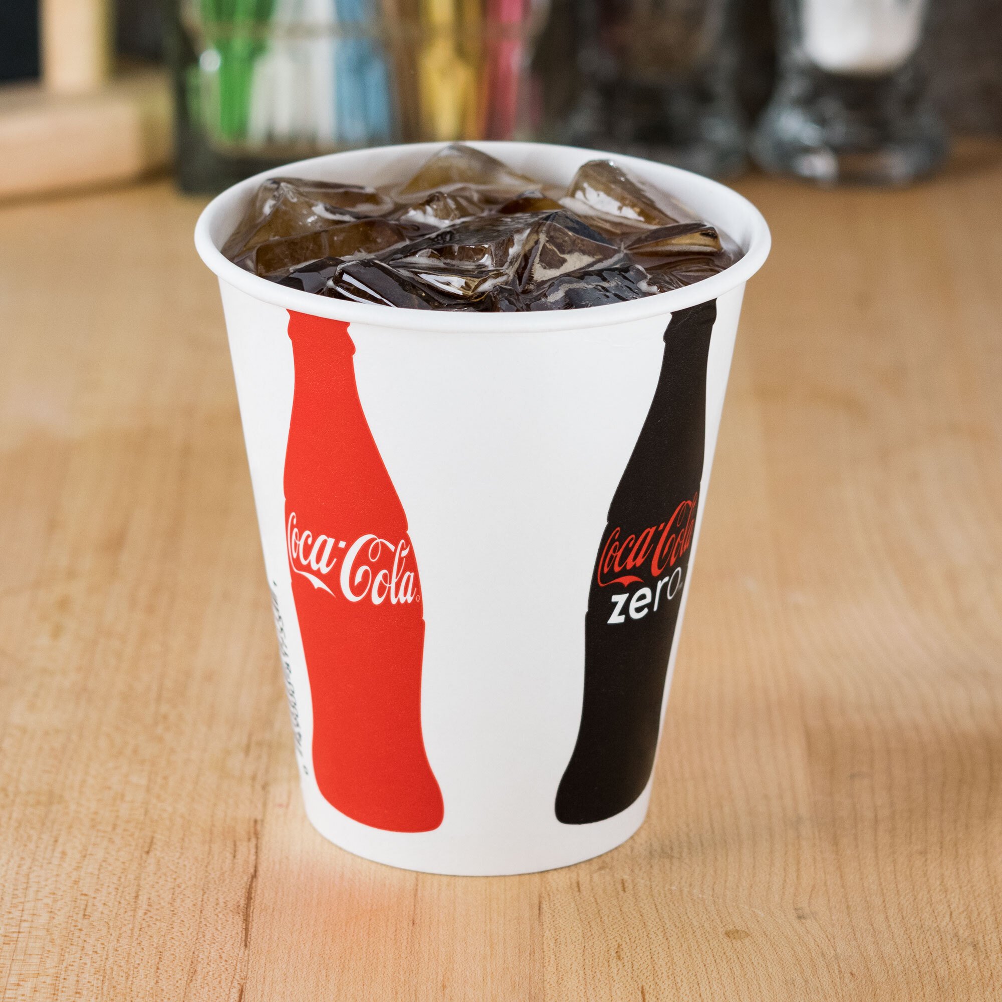 Solo RP2SCB-K1038 Coke® 12 oz. Poly Paper Cold Cup - 2000/Case