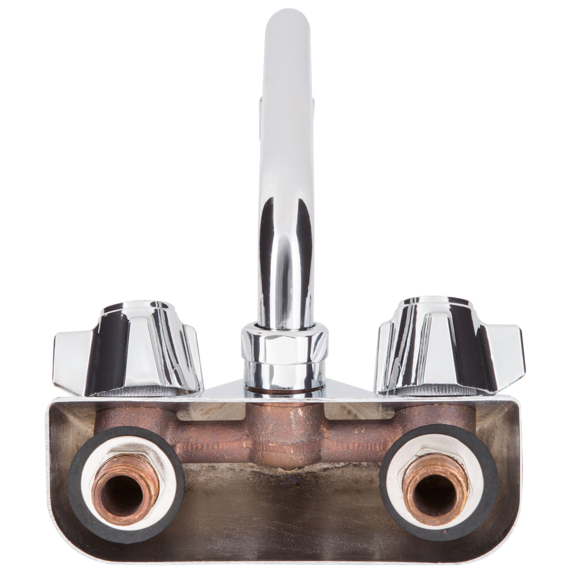 Regency Wall Mount Bar Sink Faucet with 6" Swing Spout and 4" Centers