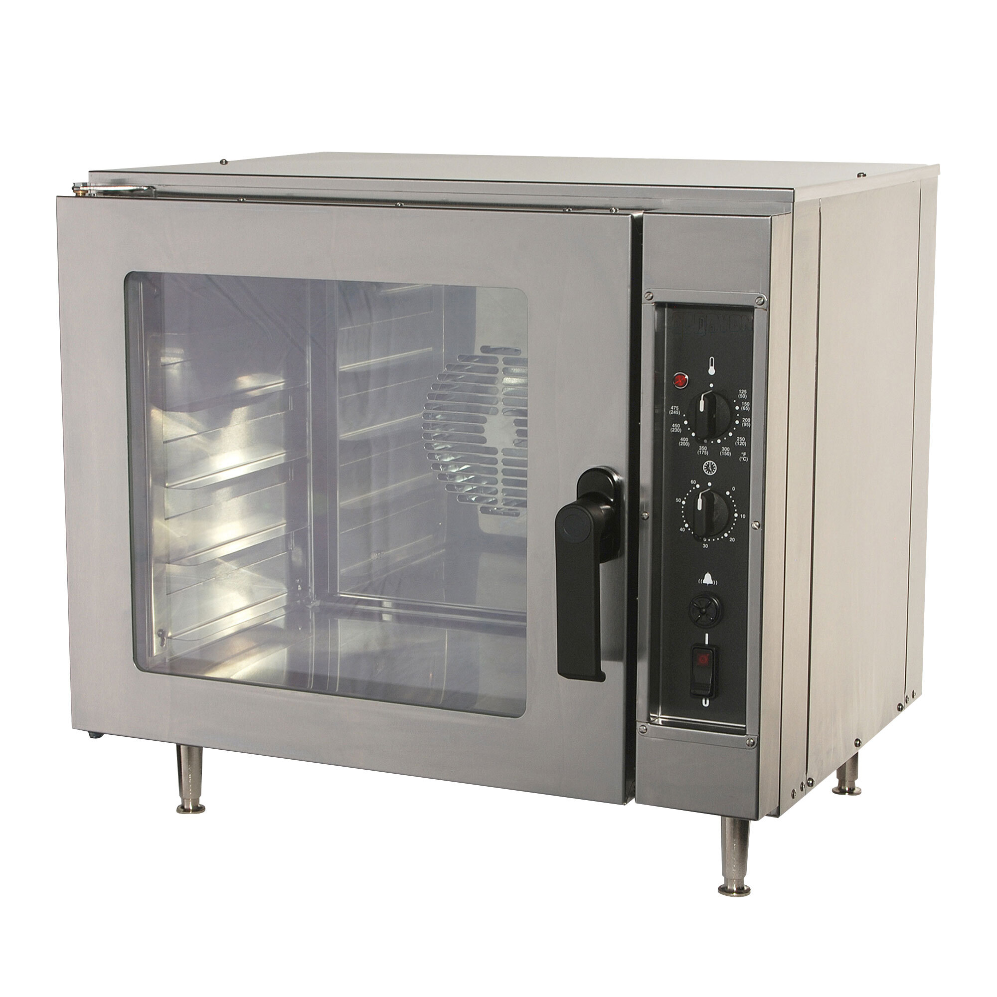 NUVU NCO5 240/1 Half Size Countertop Electric Convection Oven 240V, 4 kW