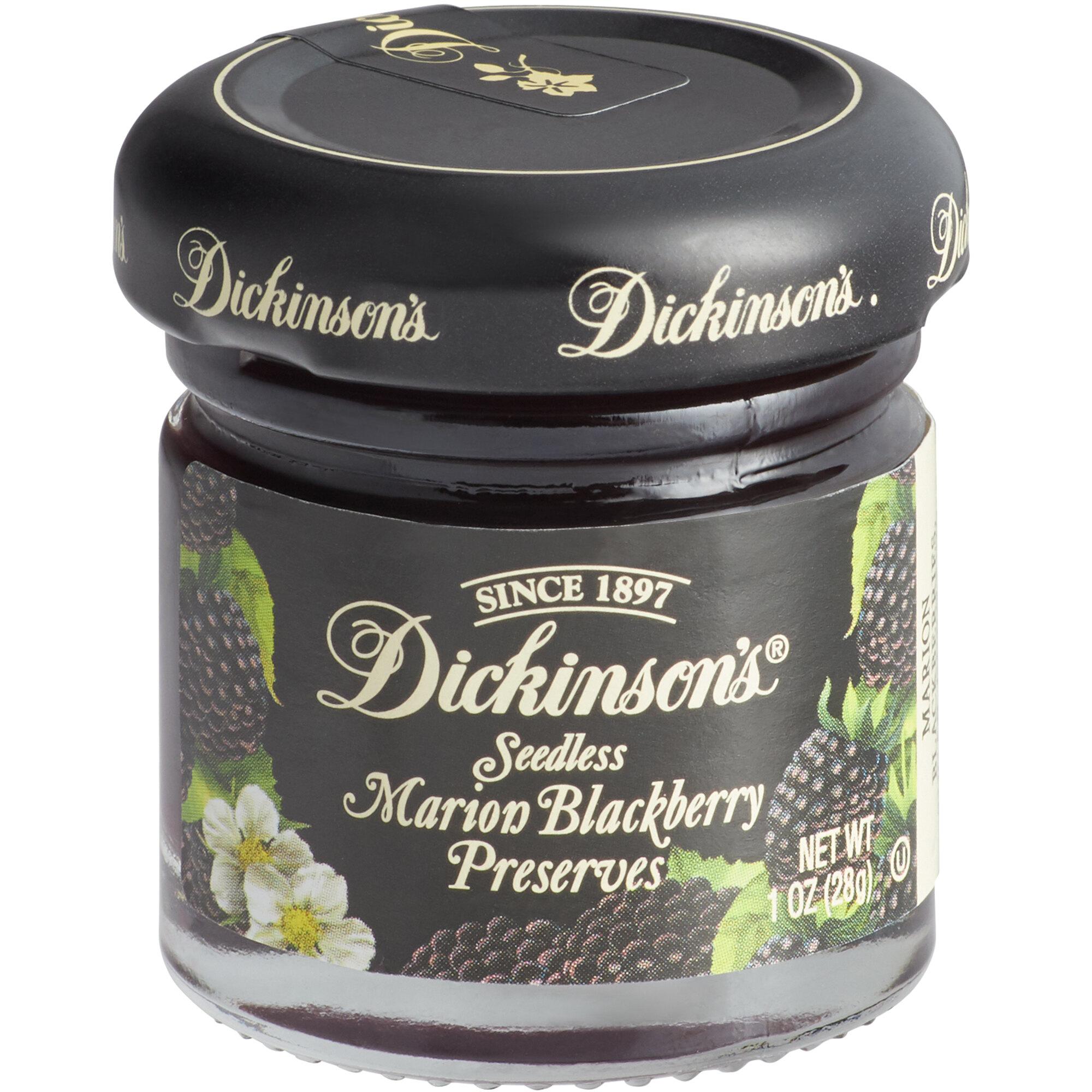 Dickinson’s 1 oz. Marion Blackberry Preserves 72/Case