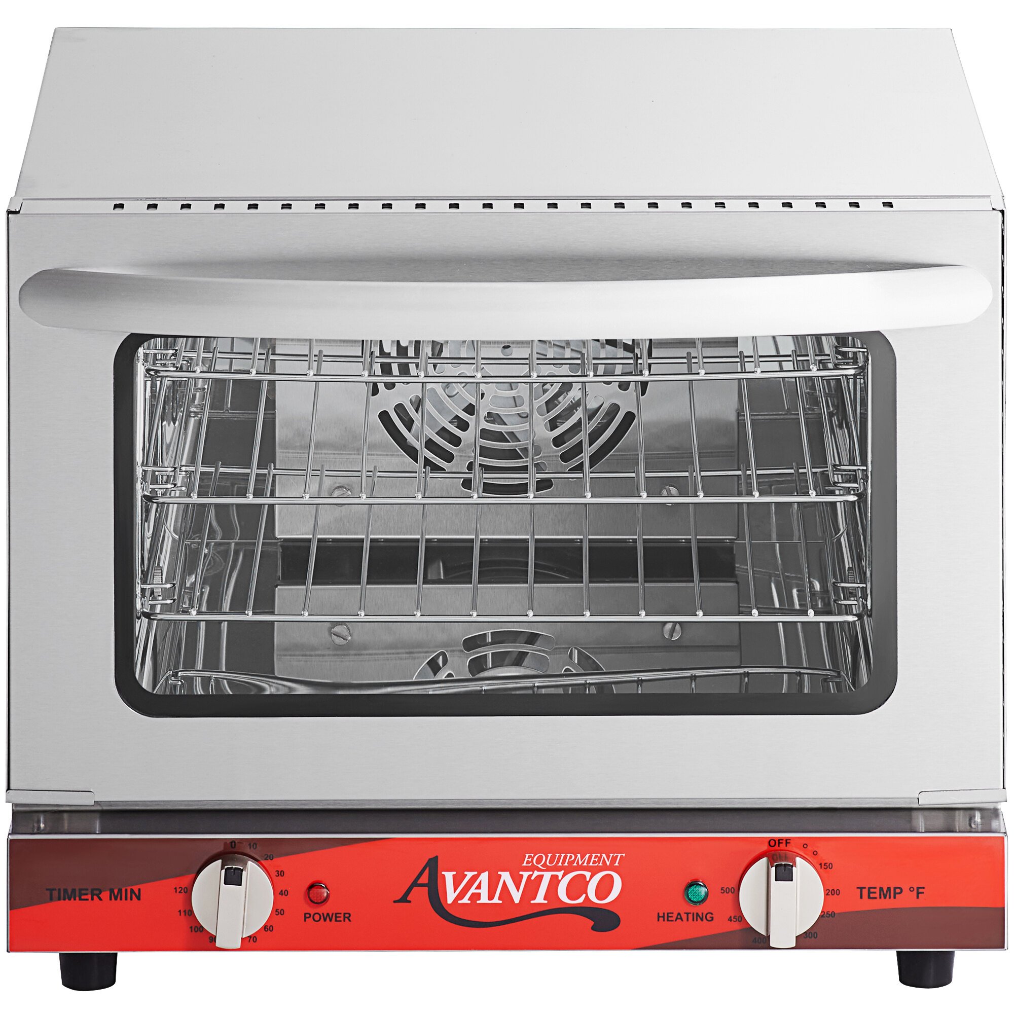 Avantco CO14 Quarter Size Countertop Convection Oven, 0.8 Cu. Ft