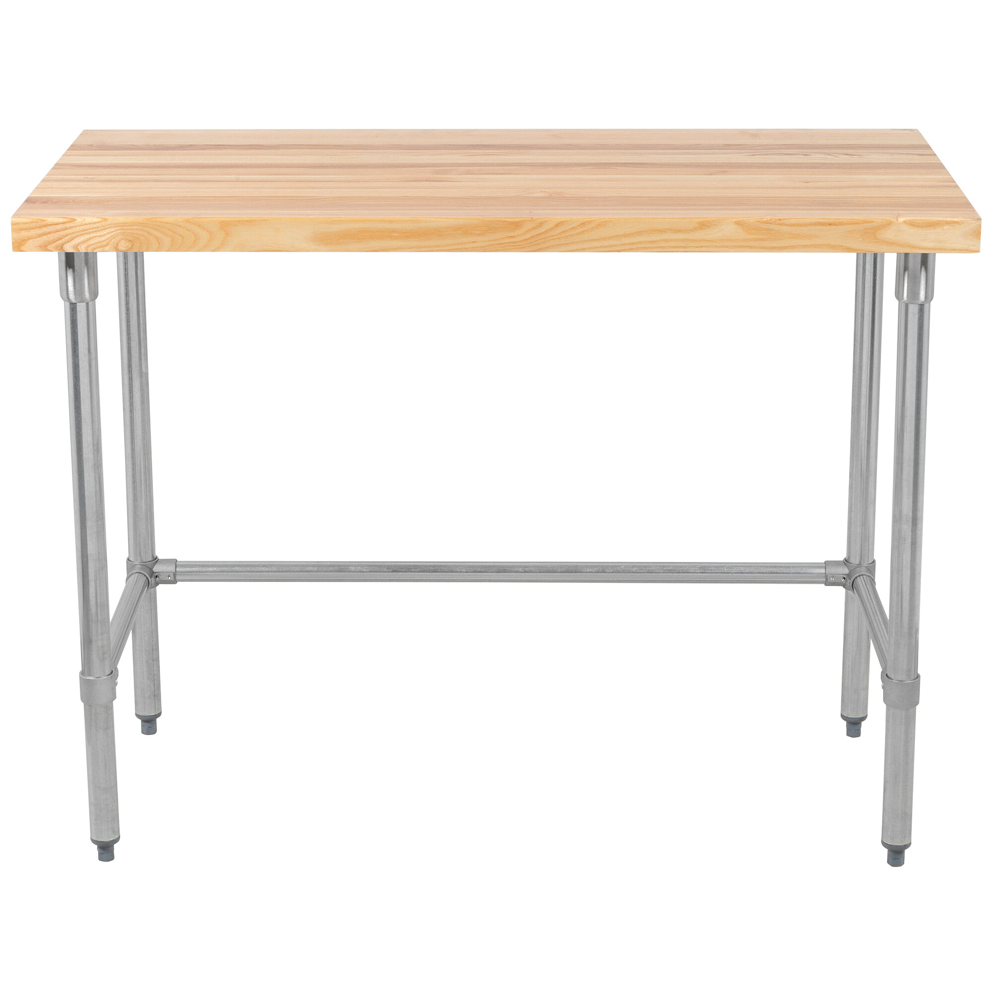 Eagle Group MT2448GT Wood Top Work Table with Galvanized Base 24" x 48"