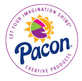 Pacon 0072140 6" x 3 5/8" x 11" Assorted Rainbow Color 6# Uncoated