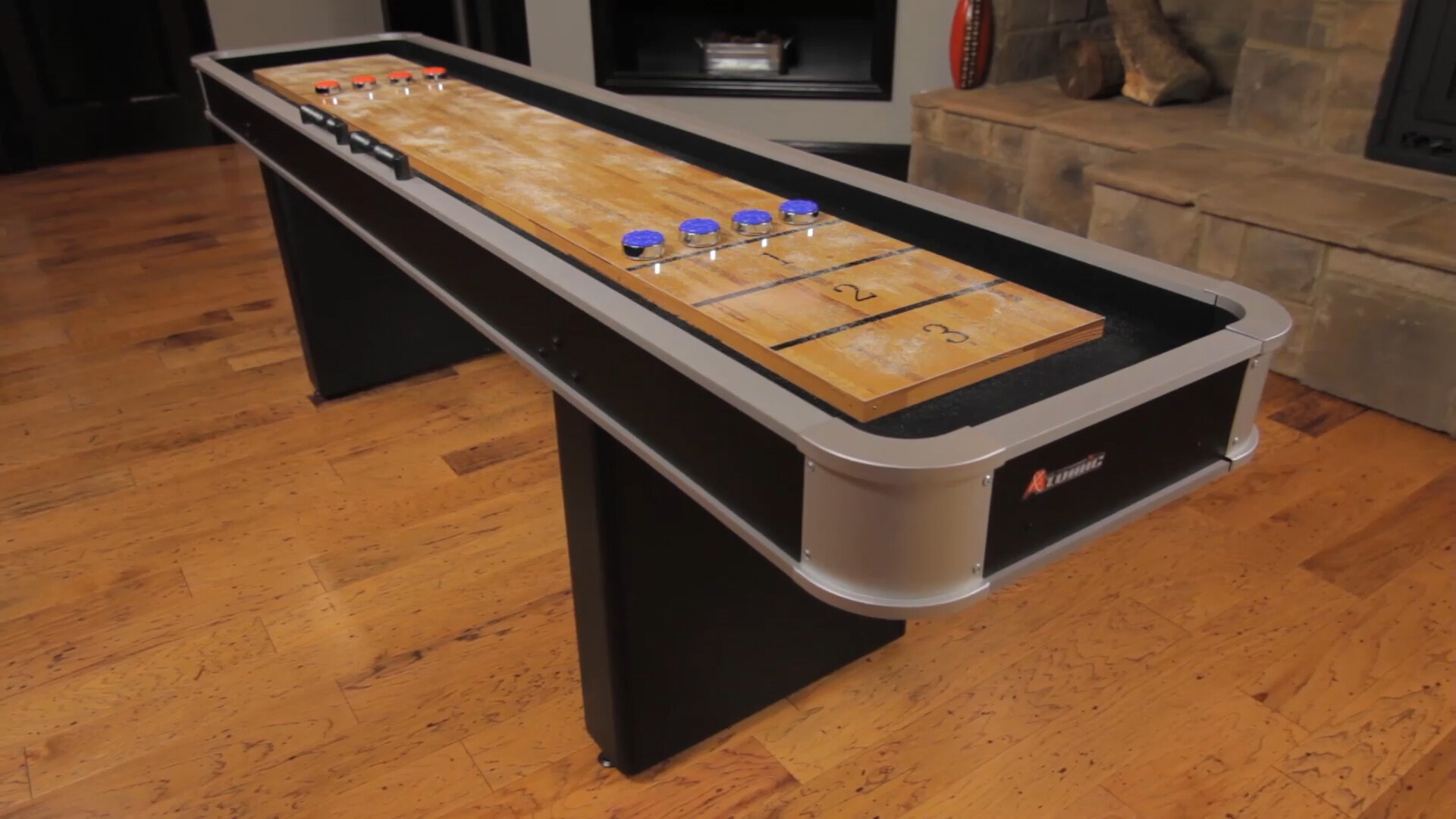 Atomic 9 Foot Shuffleboard Video Webstaurantstore