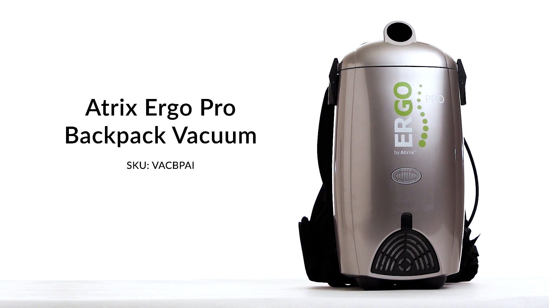 ergonomic backpack vacuum