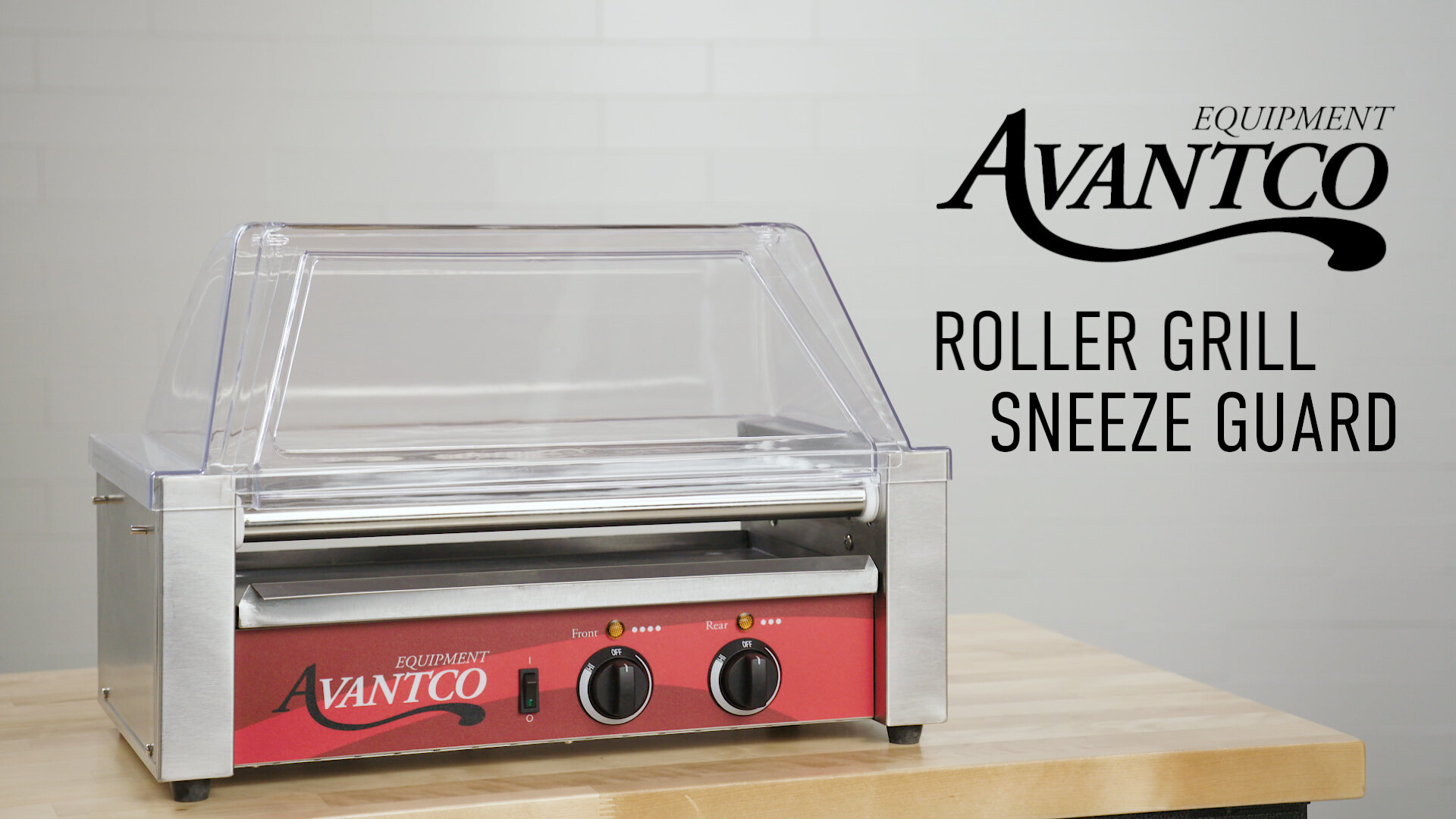 Details about   Avantco 12 Hot Dog Roller Grill Sneeze Guard for Avantco RG1812 Grill Restaurant 