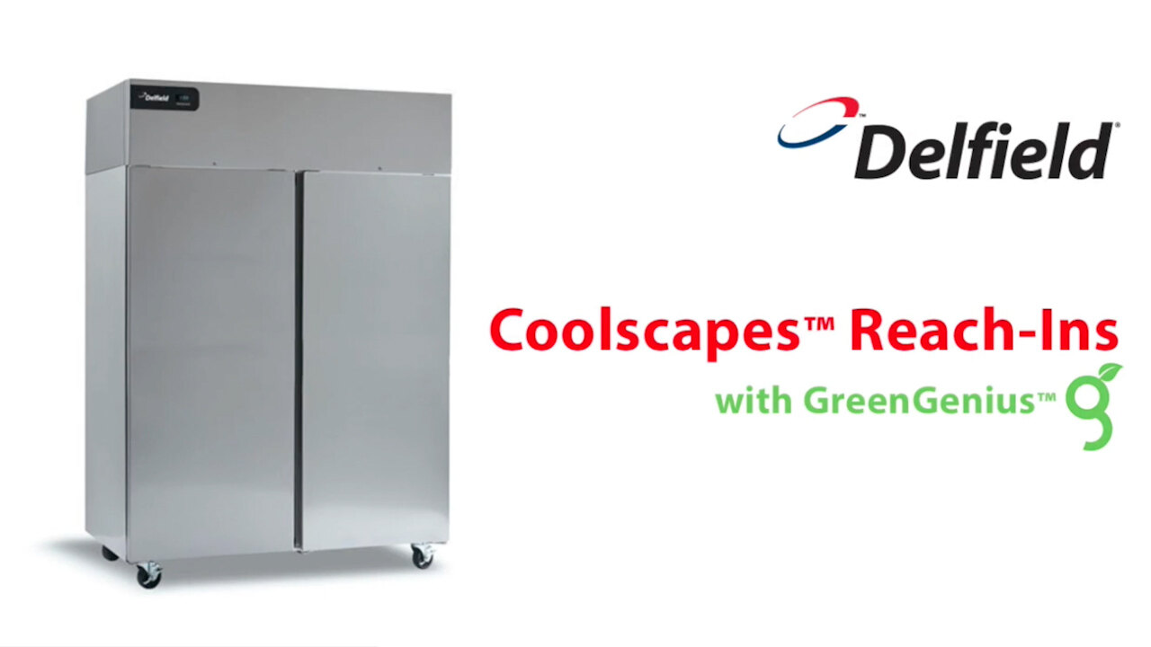 delfield reach in refrigerator