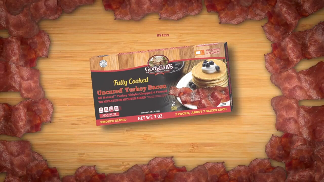 Godshalls Uncured Turkey Bacon Video Webstaurantstore