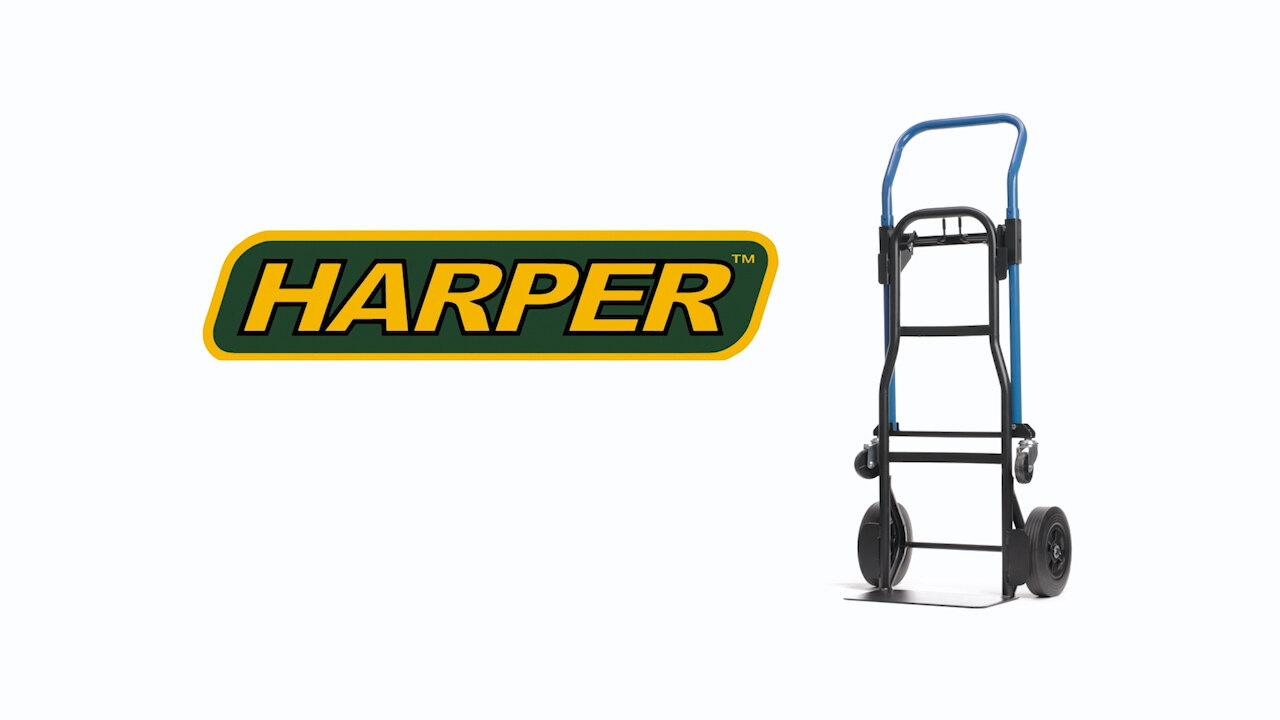 Harper Trucks Harper 3 in 1 Quick Change Steel Convertible Hand Truck 400 lb. 