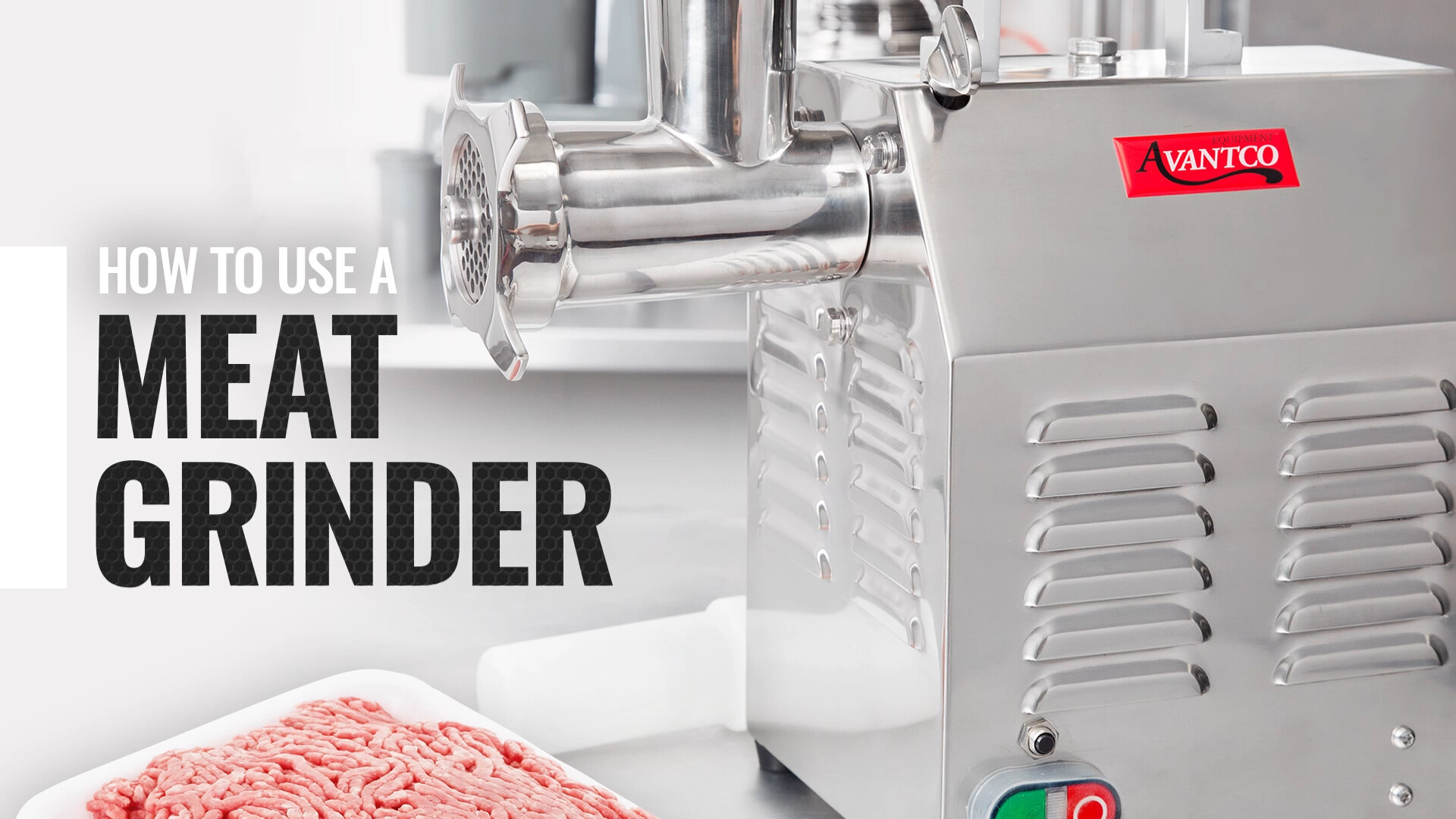 meat grinder uses