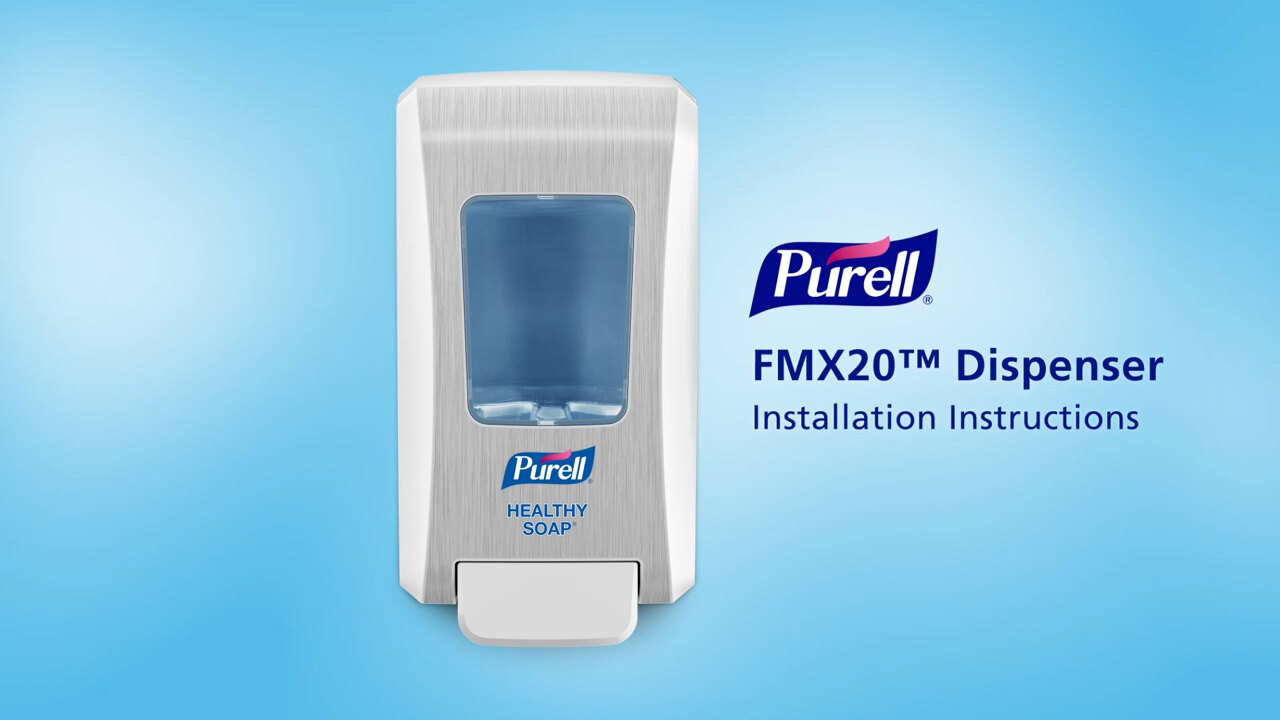 Purel  FMX-20 Push Style Sanitizer Dispenser 5234-06  NEW NEVER USED Soap 