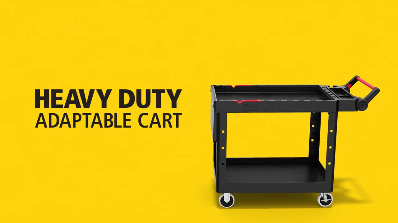 Rubbermaid Heavy Duty Adaptable Cart Video | WebstaurantStore