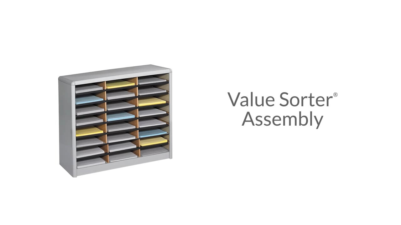 Safco Value Sorter Assembly Video | WebstaurantStore