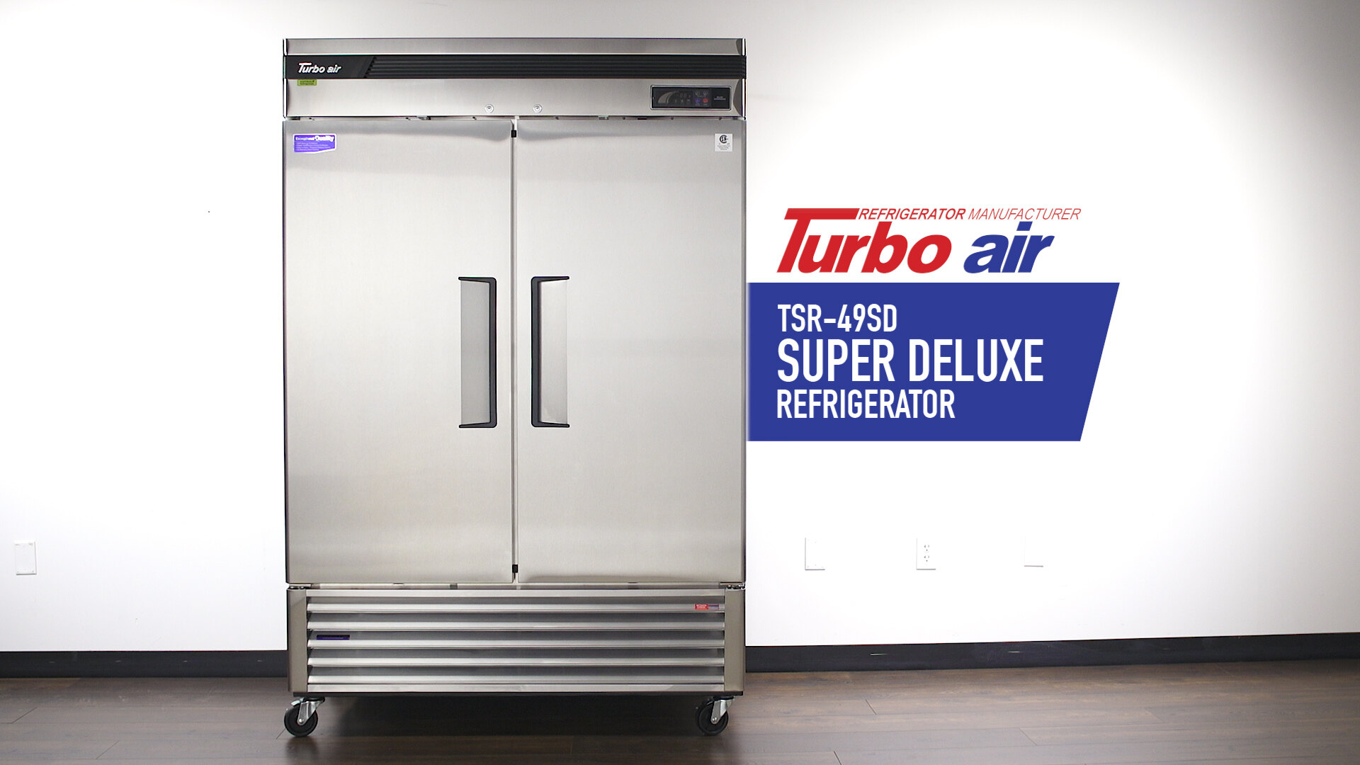 turbo air reach in fridge