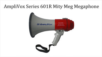 Amplivox MityMeg Piezo Dynamic Megaphone 15W 5/8 Mile Range S601 