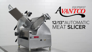 Avantco SL612A 12" Medium-Duty Automatic Meat Slicer With Manual Use ...