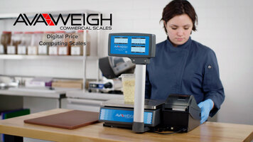AvaWeigh Price Computing Scales with Accessory Label Printer