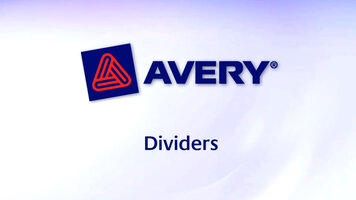Avery Dividers
